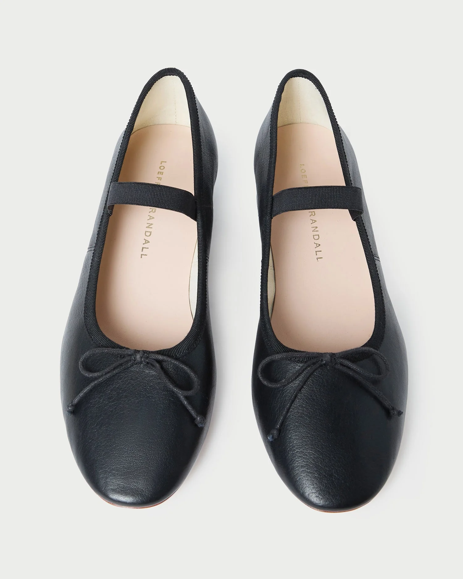 Odile Leather Ballet Pump | Black - Image 3