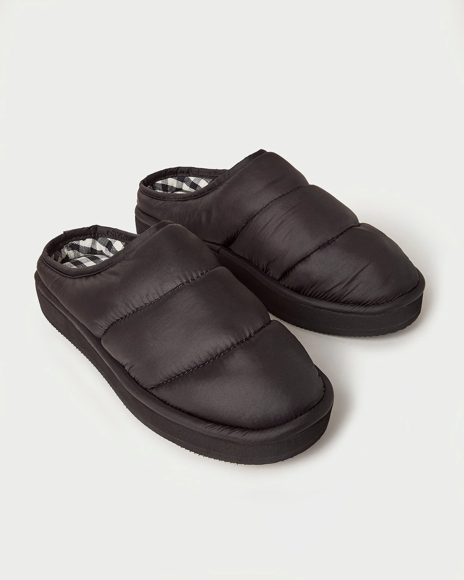 Otto Puffer Slipper | Black/Cream/Black - Image 3