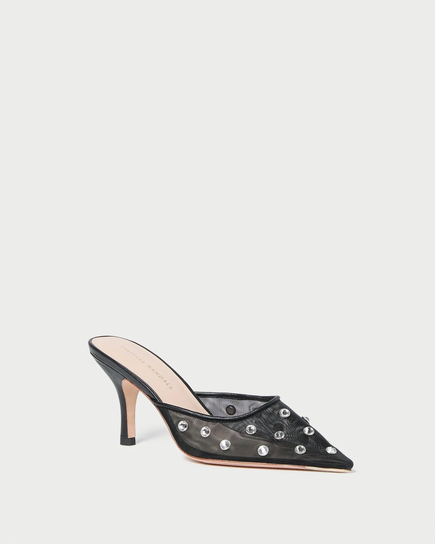 Paloma Mesh Mule | Black/Crystal - Image 4