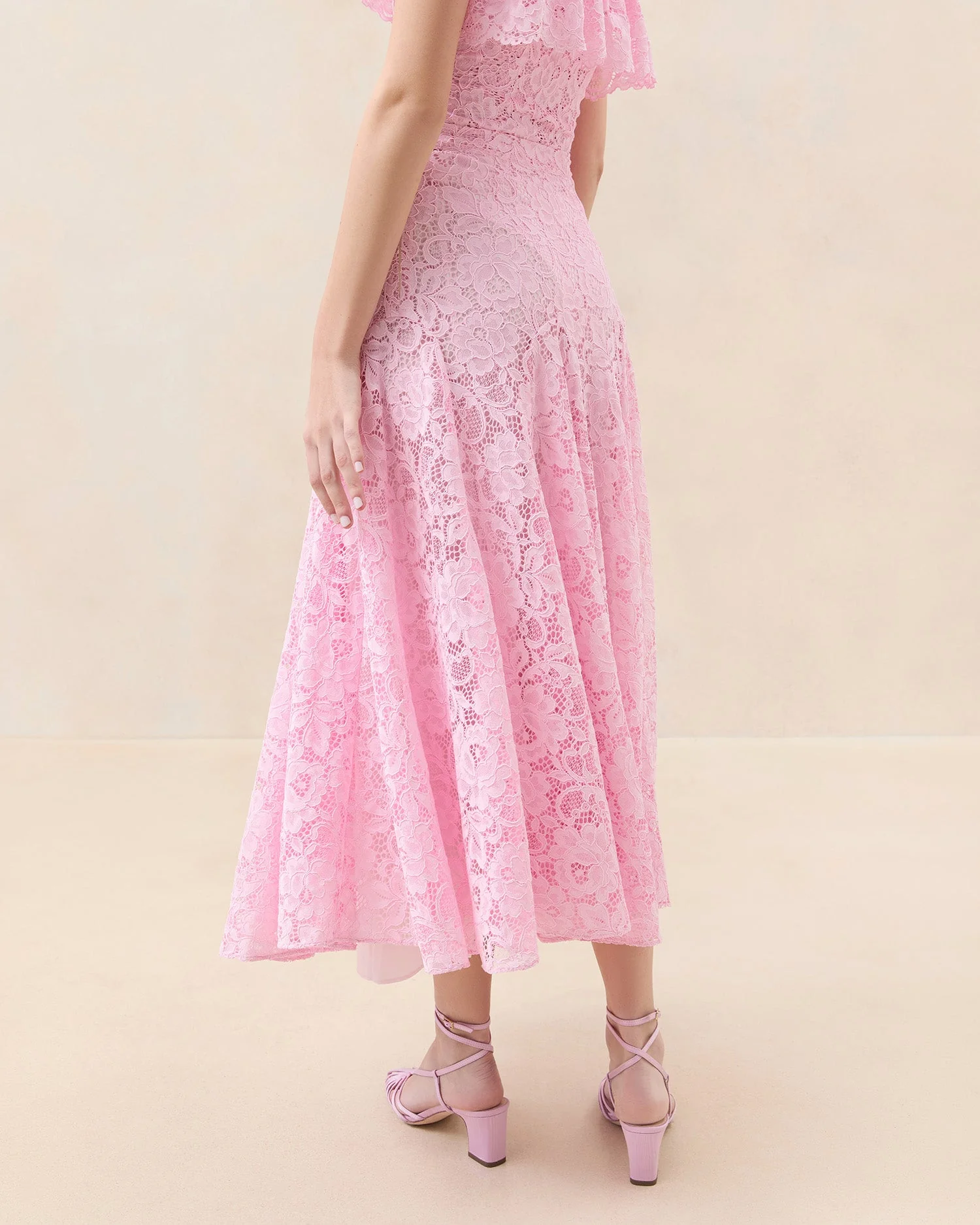Parker Lace Skirt | Pink - Image 3