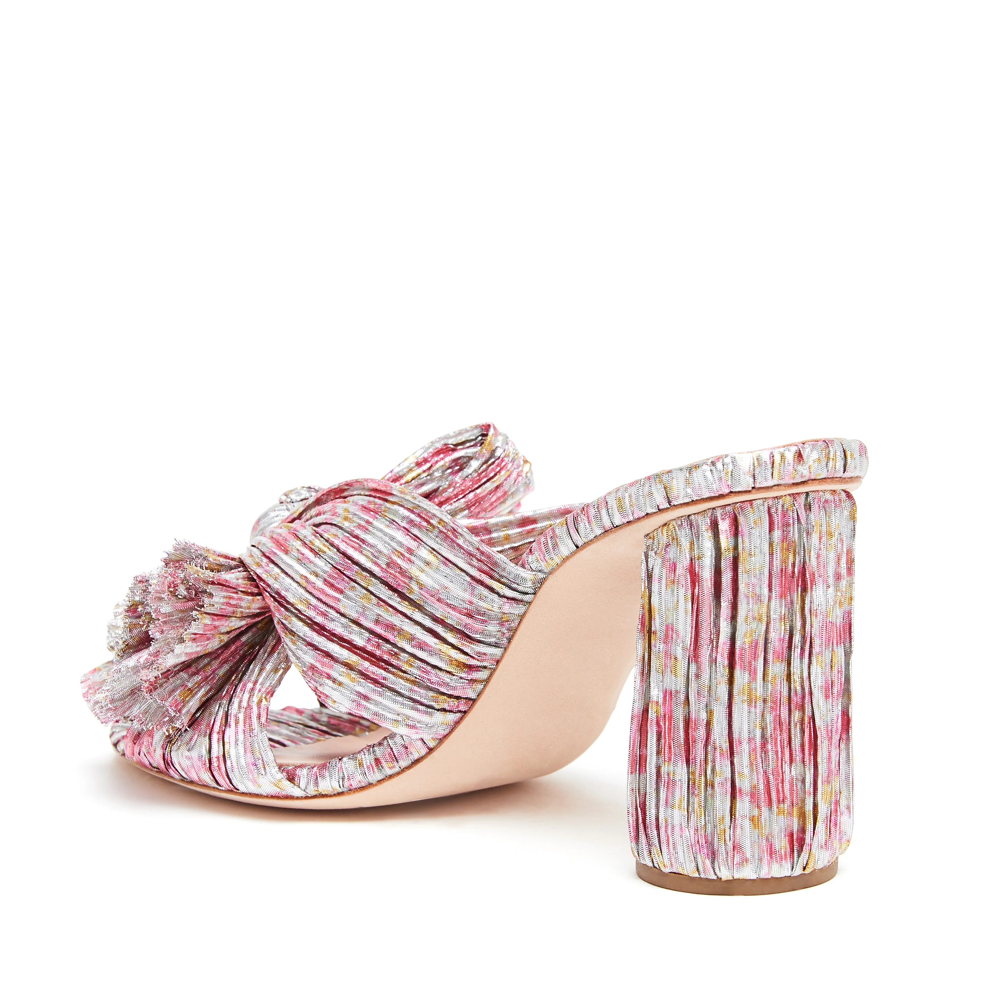 Penny Knot Mule | Pink Multi Floral - Image 3