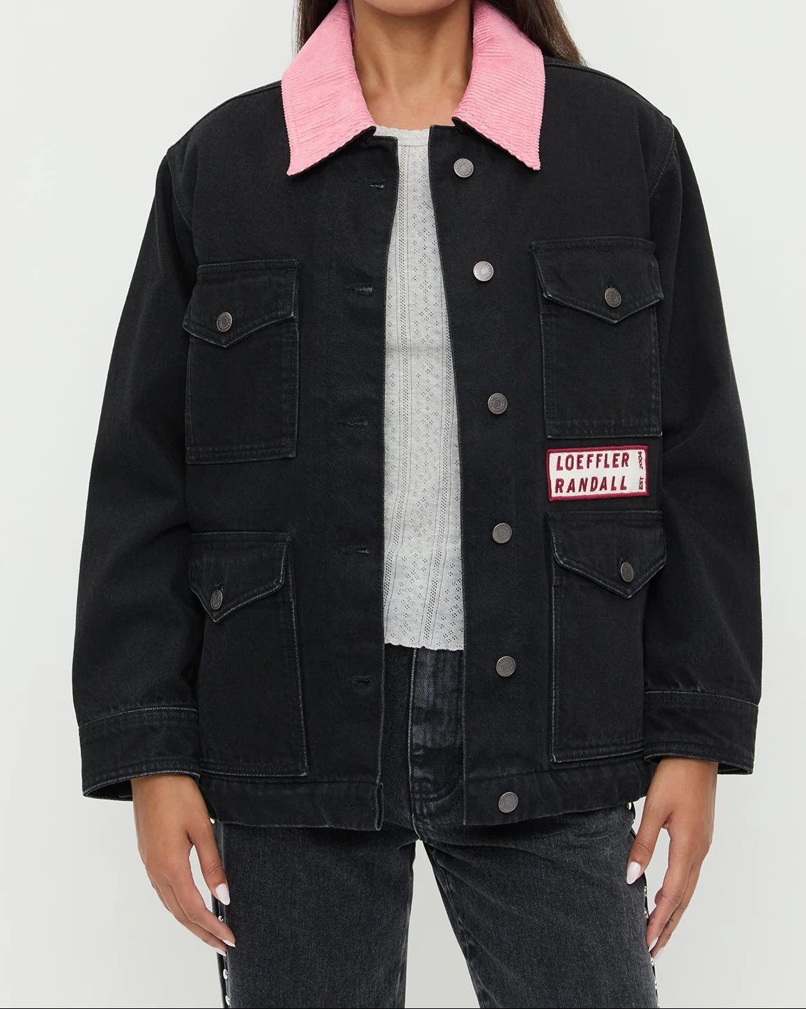 Quincy Jacket | Black/Pink