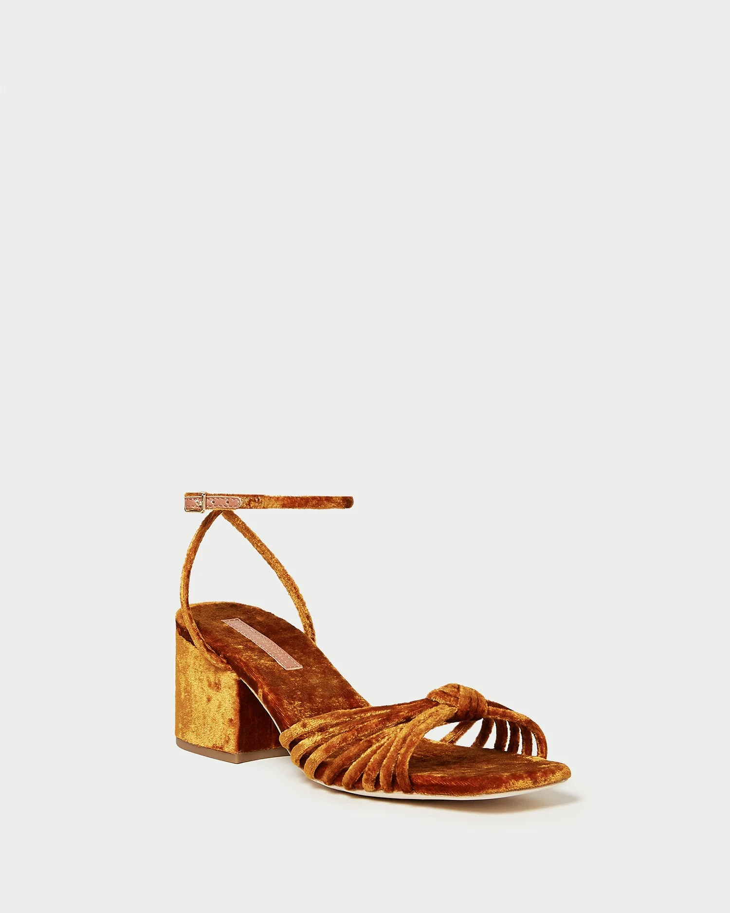 Renee Knot Heel Sandal | Ochre
