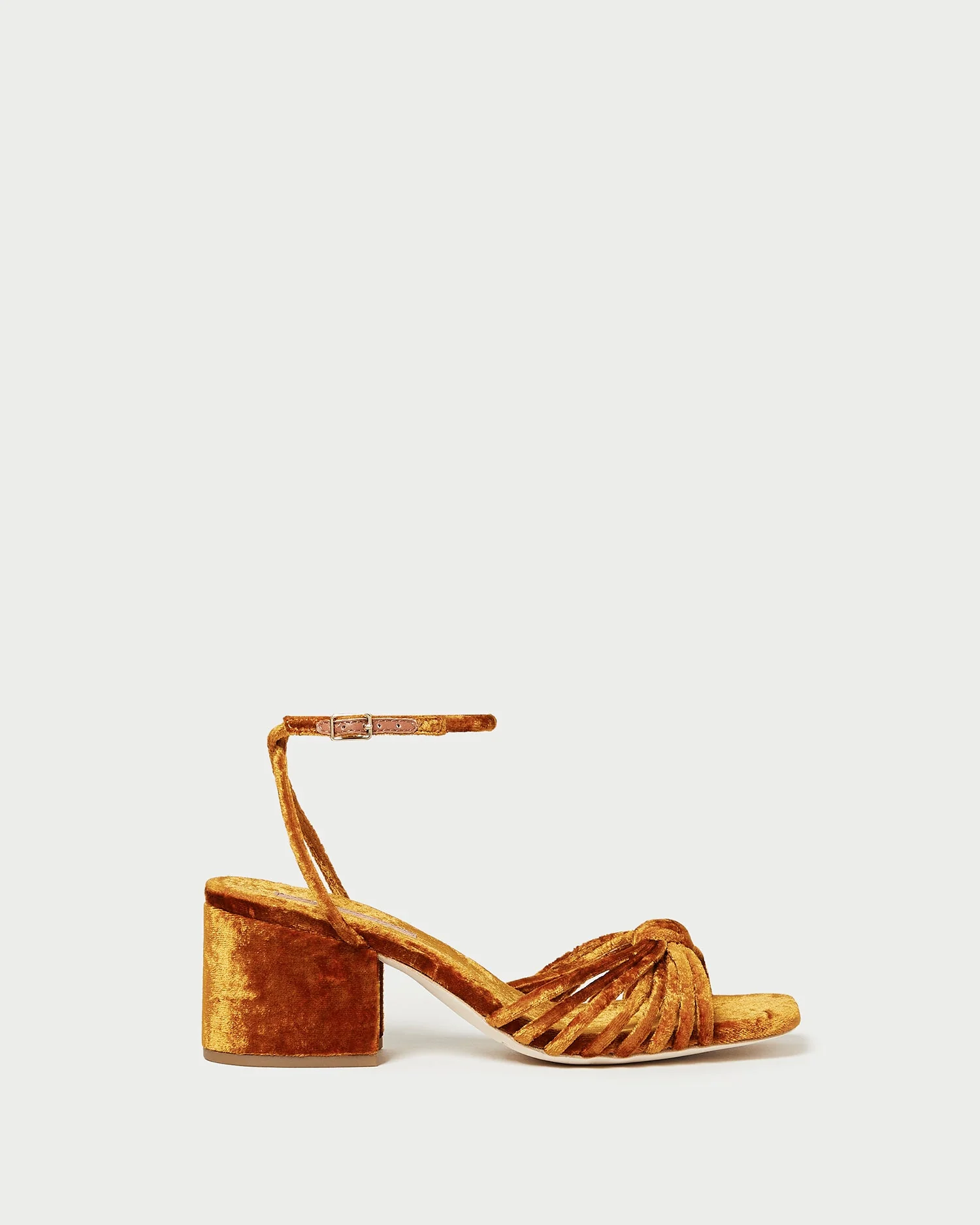 Renee Knot Heel Sandal | Ochre - Image 2