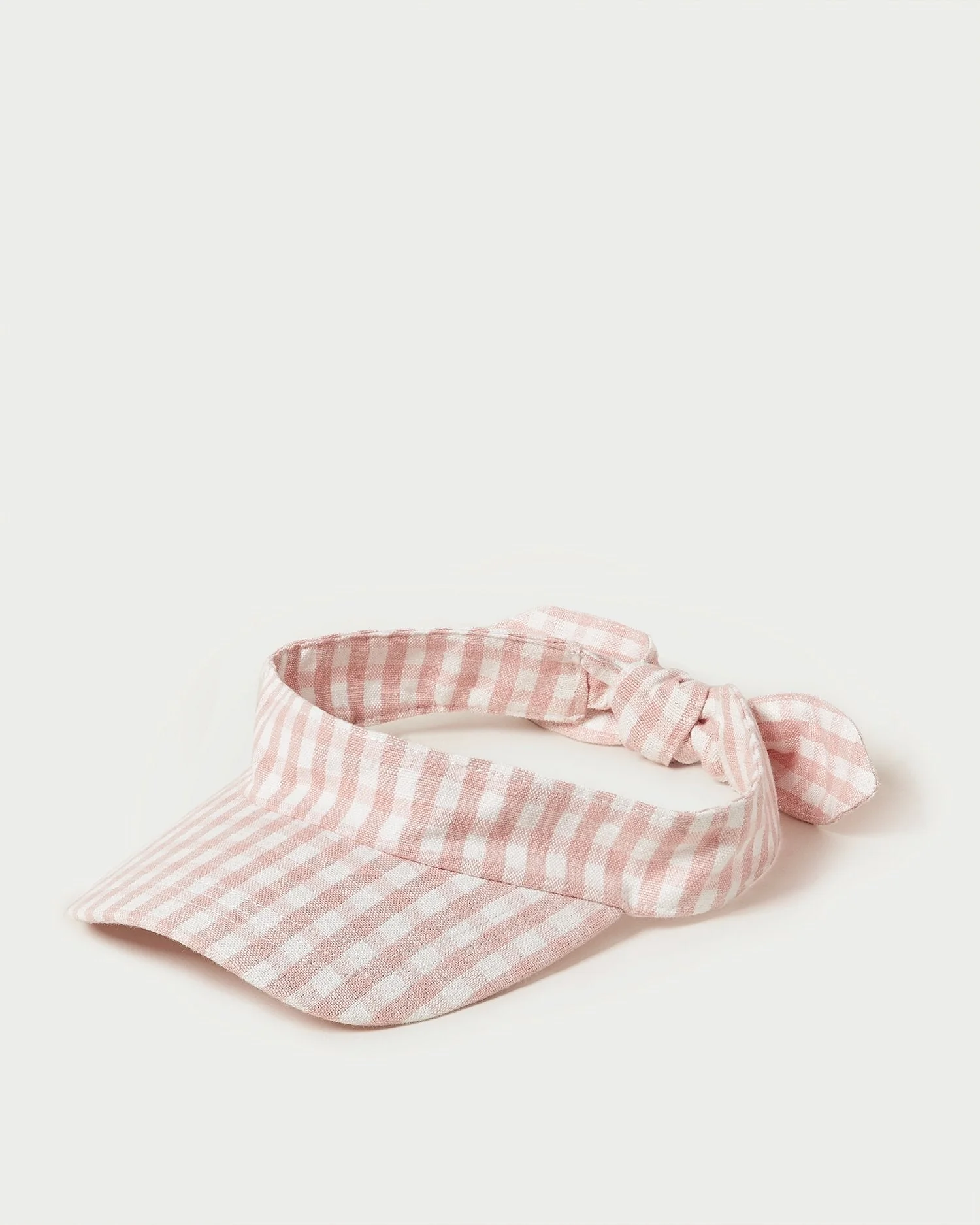 Rhonda Bow Visor | Clay Gingham