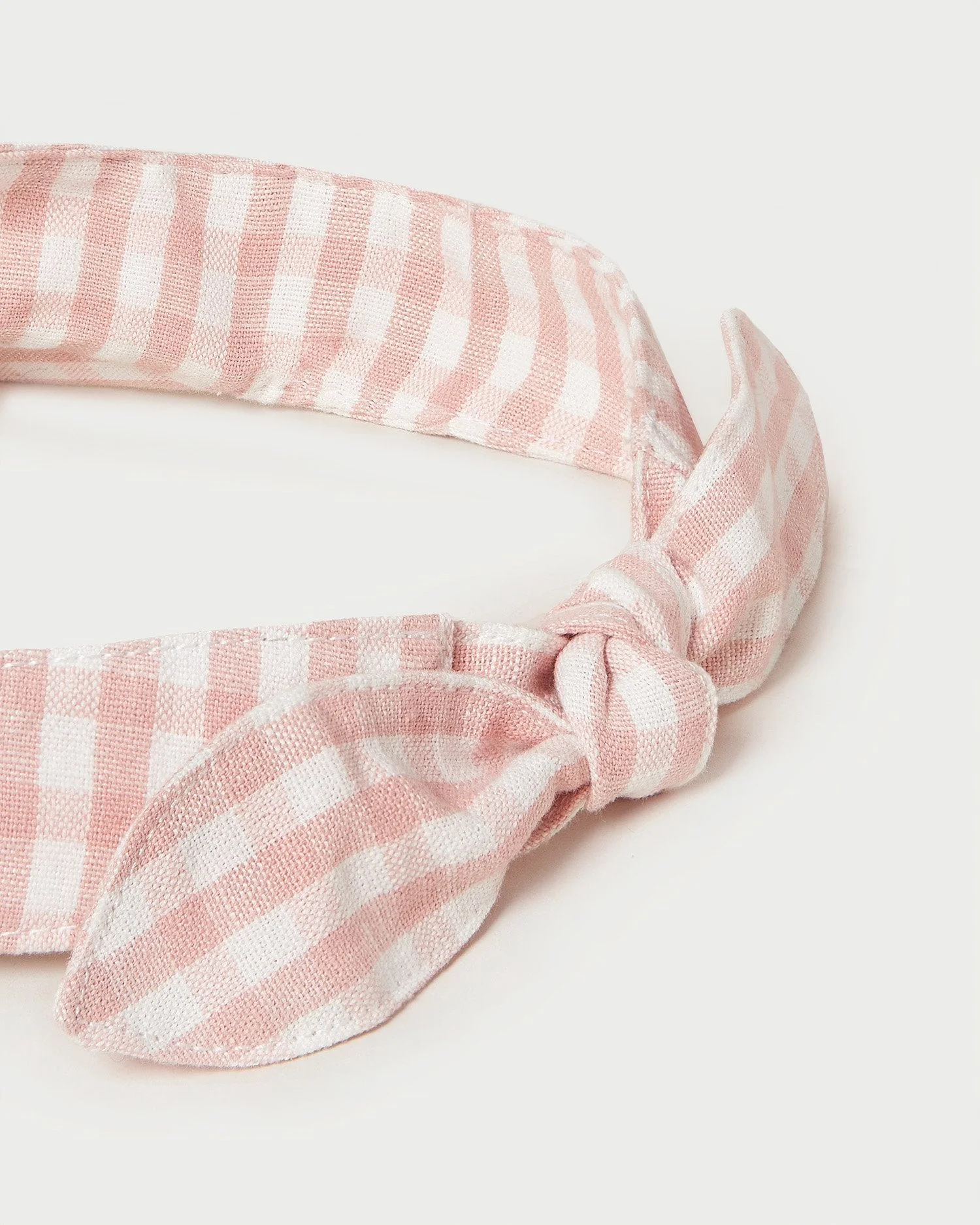 Rhonda Bow Visor | Clay Gingham - Image 2