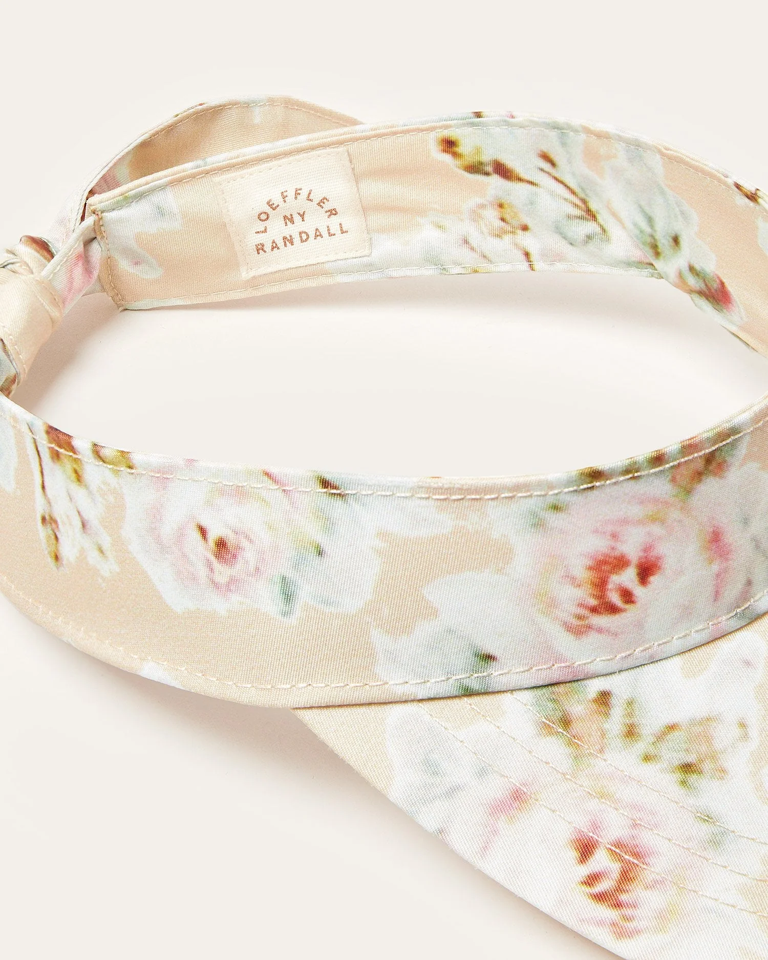 Rhonda Bow Visor | Tan Floral - Image 3