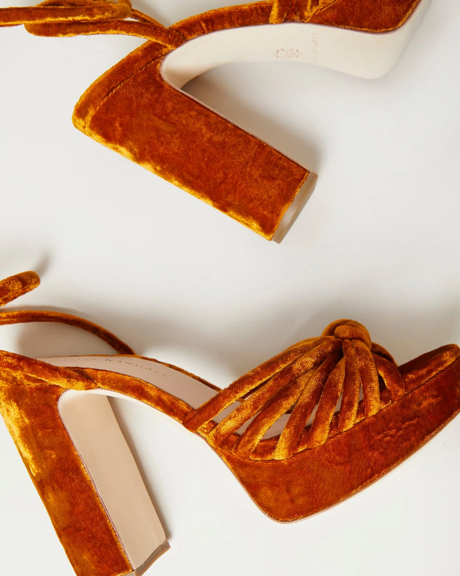 Rivka Knot Platform Sandal | Ochre - Image 3