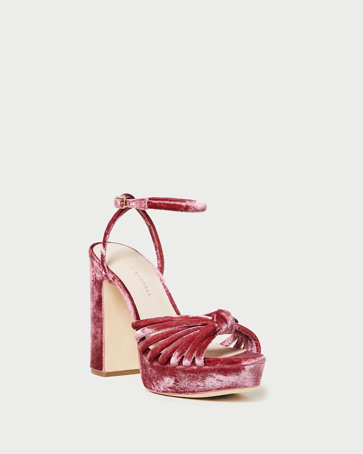 Rivka Knot Platform Sandal | Tea Rose