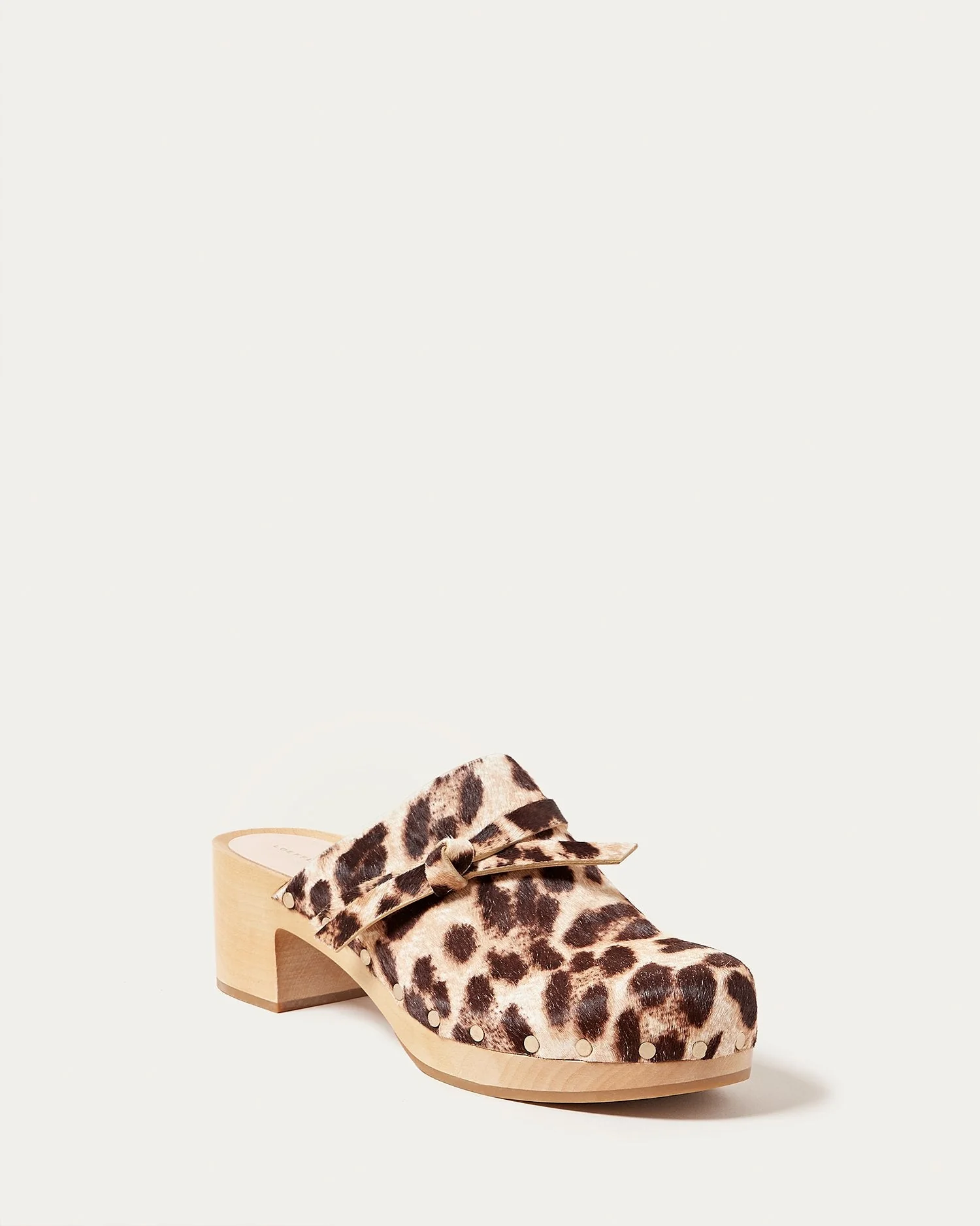 Roberta Low Clog | Mocha Leopard
