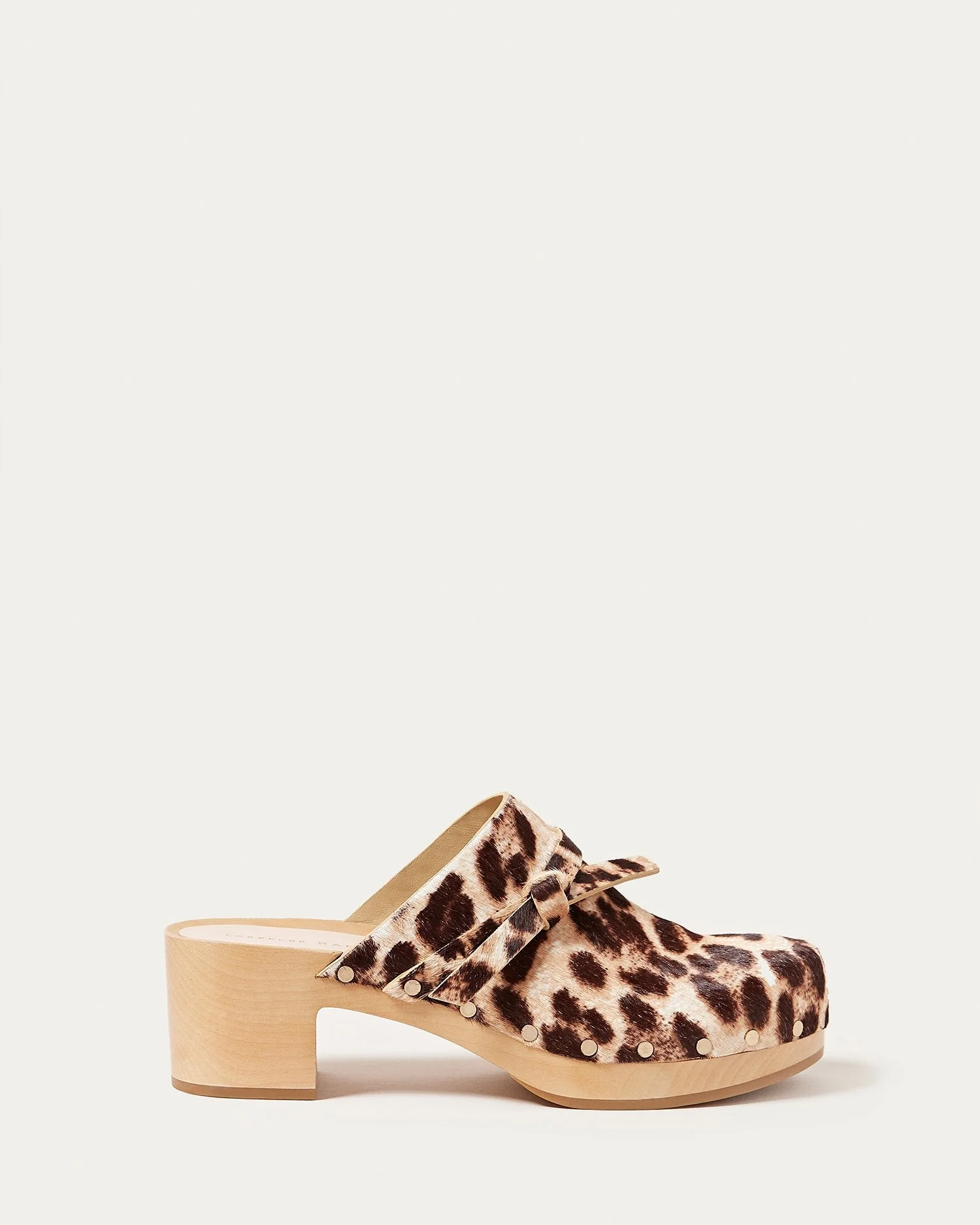 Roberta Low Clog | Mocha Leopard - Image 2