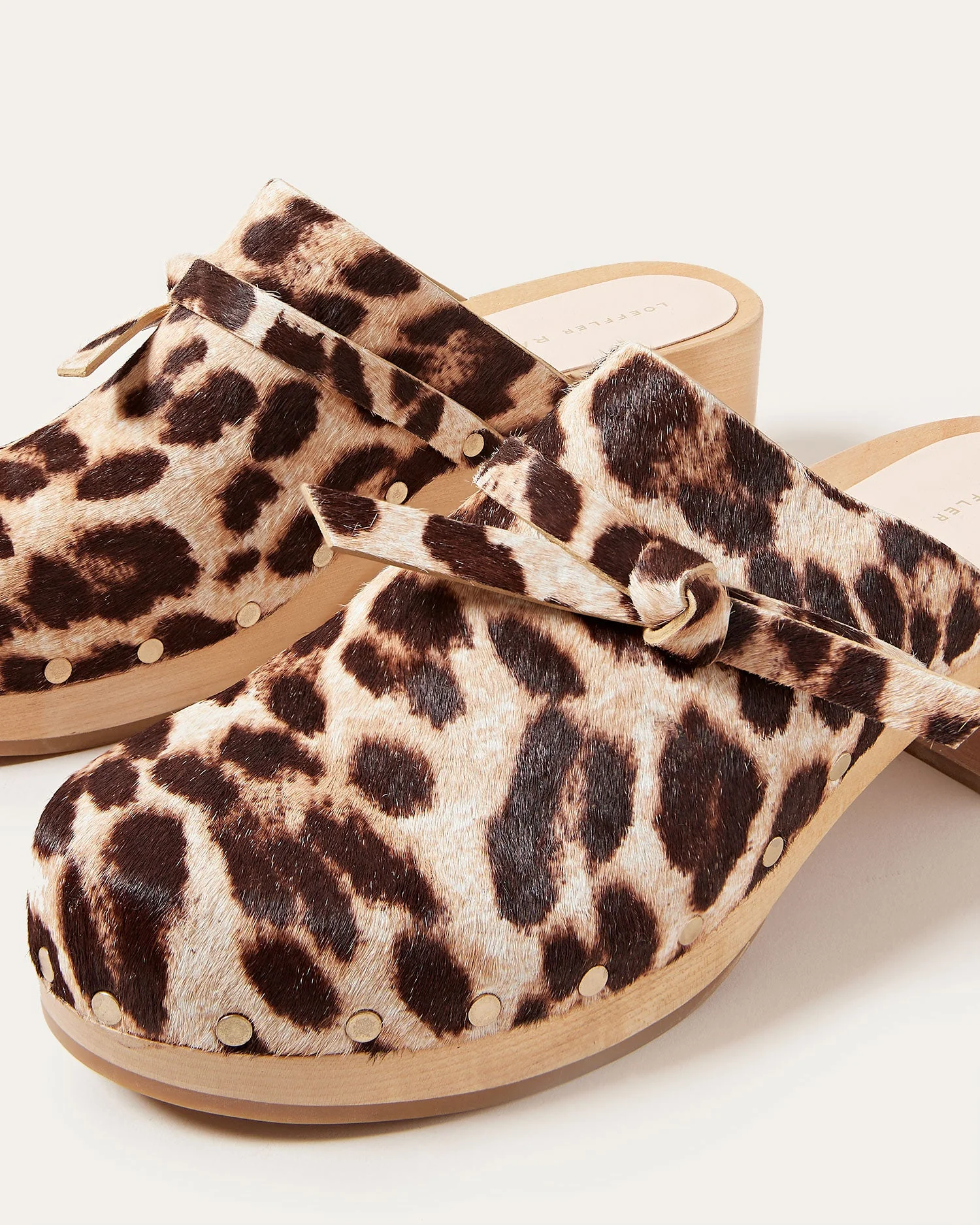Roberta Low Clog | Mocha Leopard - Image 3