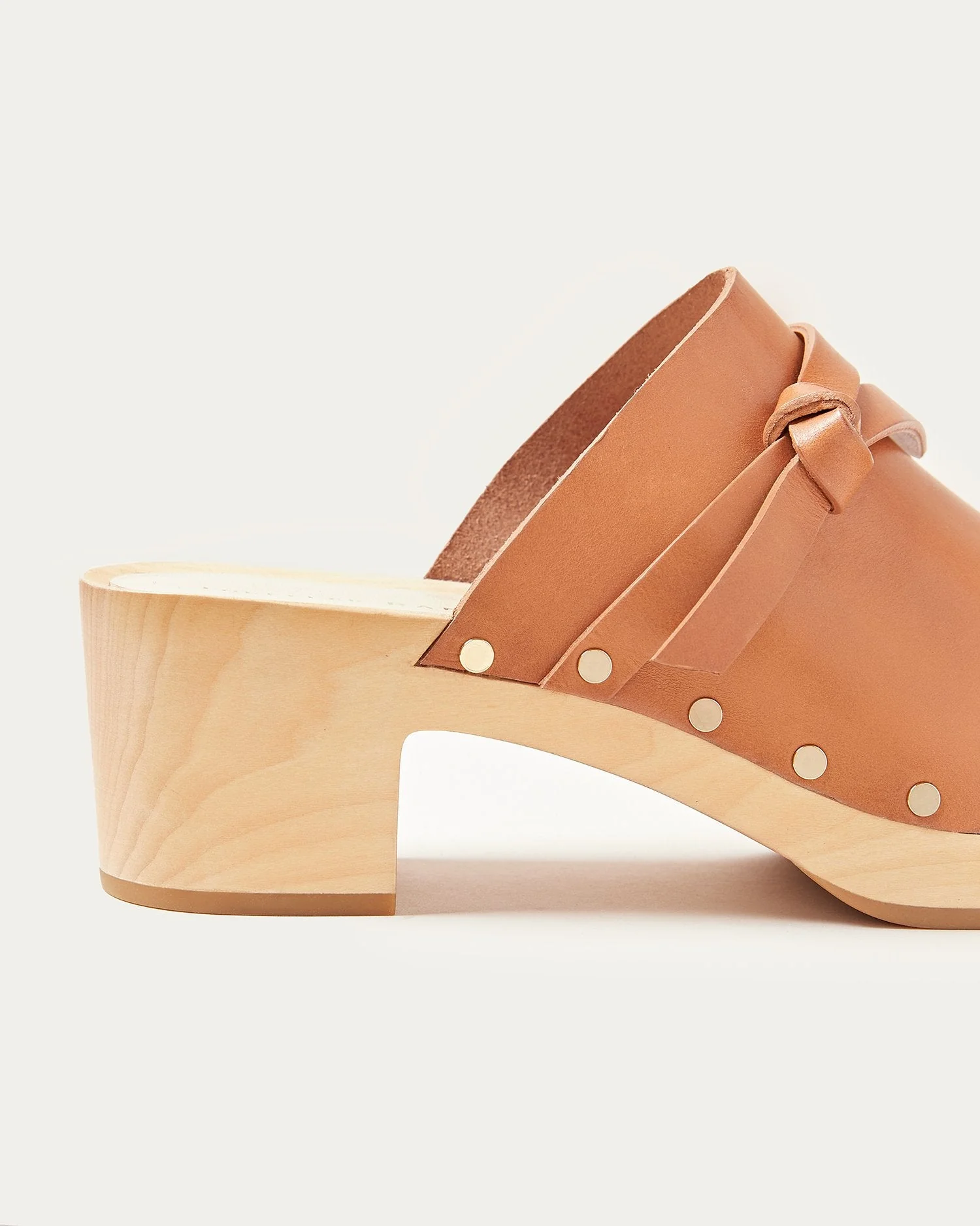 Roberta Low Heel Clog | Cognac - Image 3