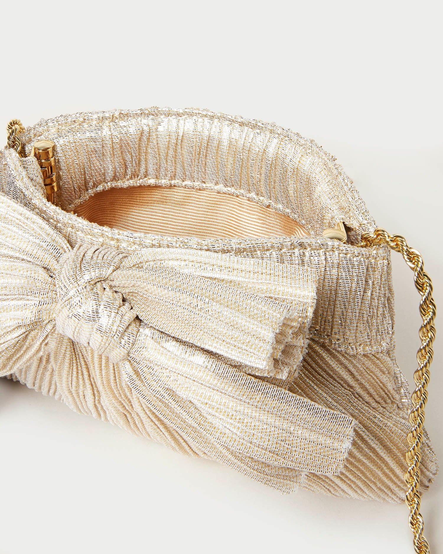 Rochelle Mini Bow Clutch | Platinum - Image 4
