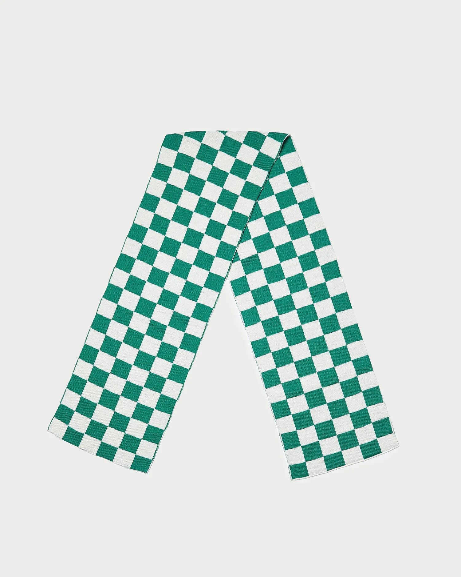 Roland Knit Scarf | Forest/Cream