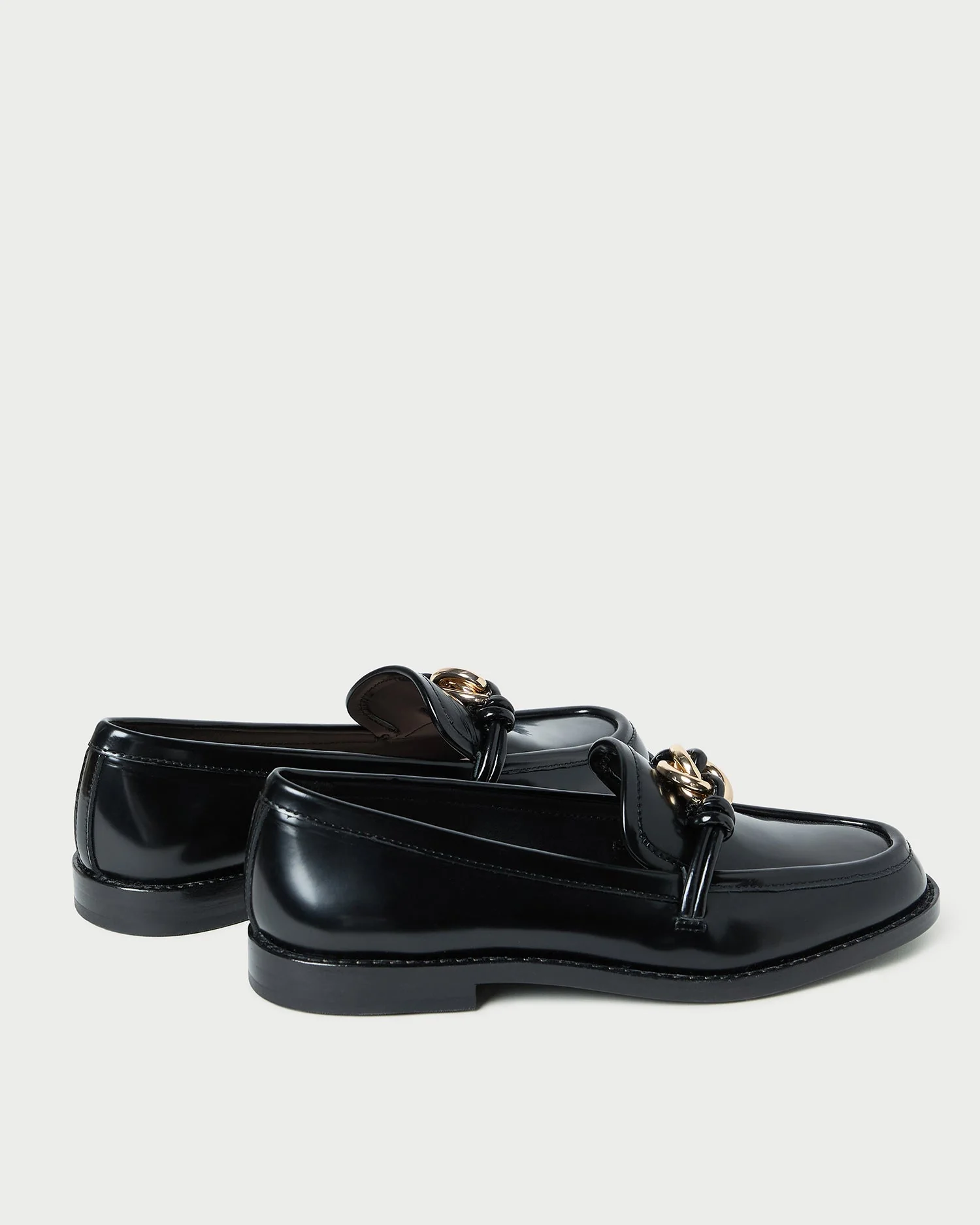 Roma Leather Loafer | Black - Image 4