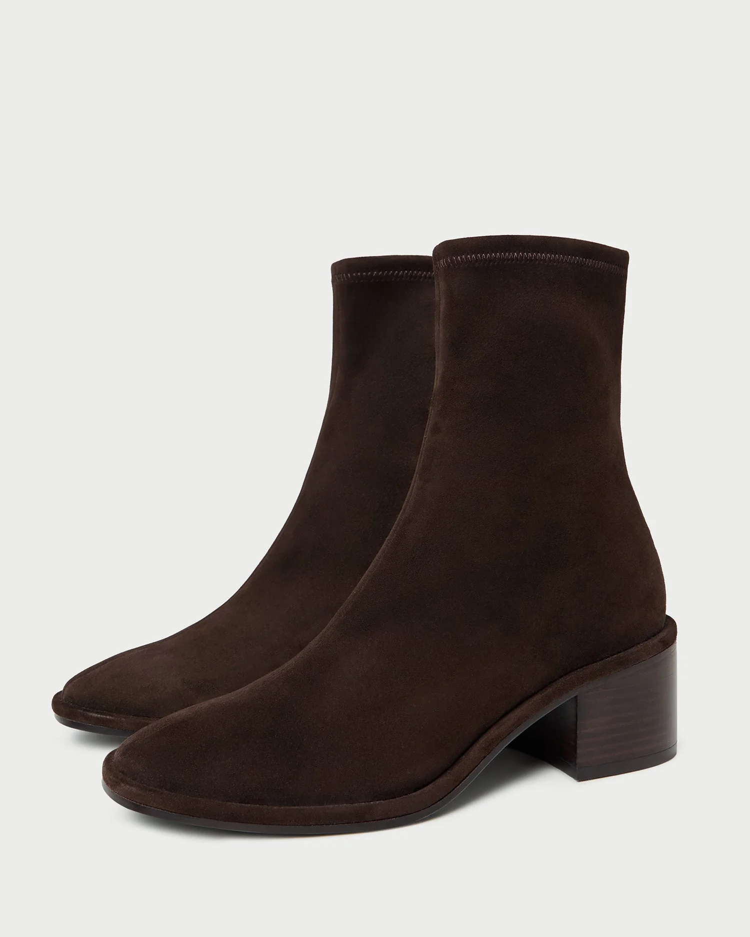 Roxy Suede Ankle Bootie | Brown - Image 4