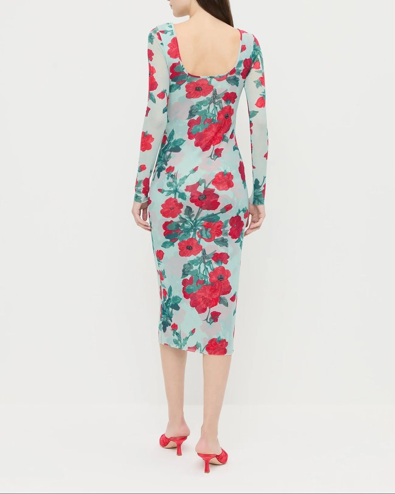 Samara Dress | Mint Floral - Image 4