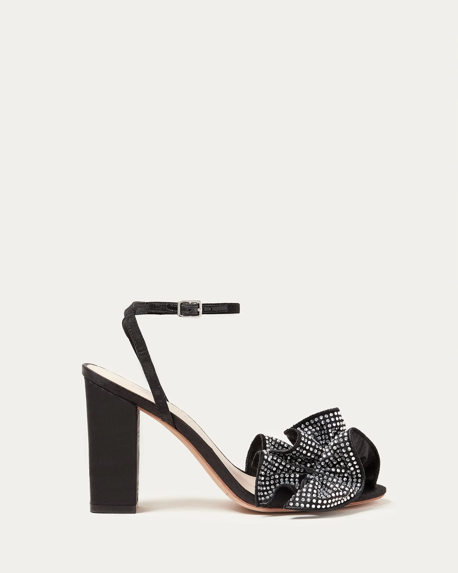 Savannah Ruffle Heel | Diamante - Image 2