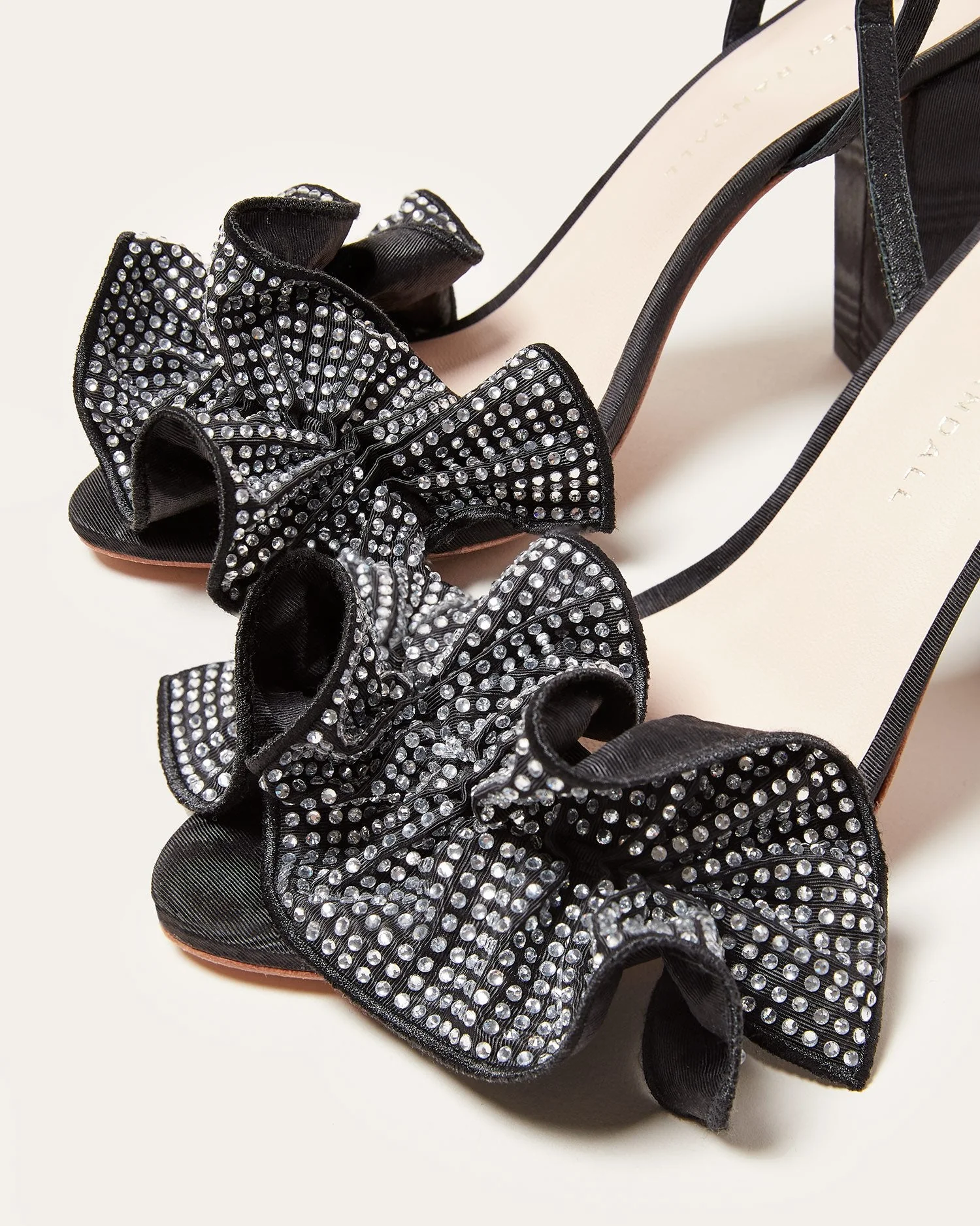 Savannah Ruffle Heel | Diamante - Image 5