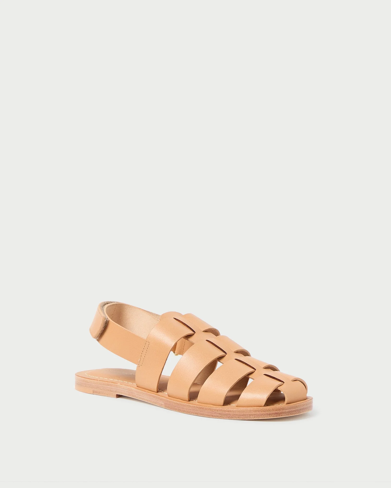 Sawyer Leather Flat Sandal | Honey - Image 4