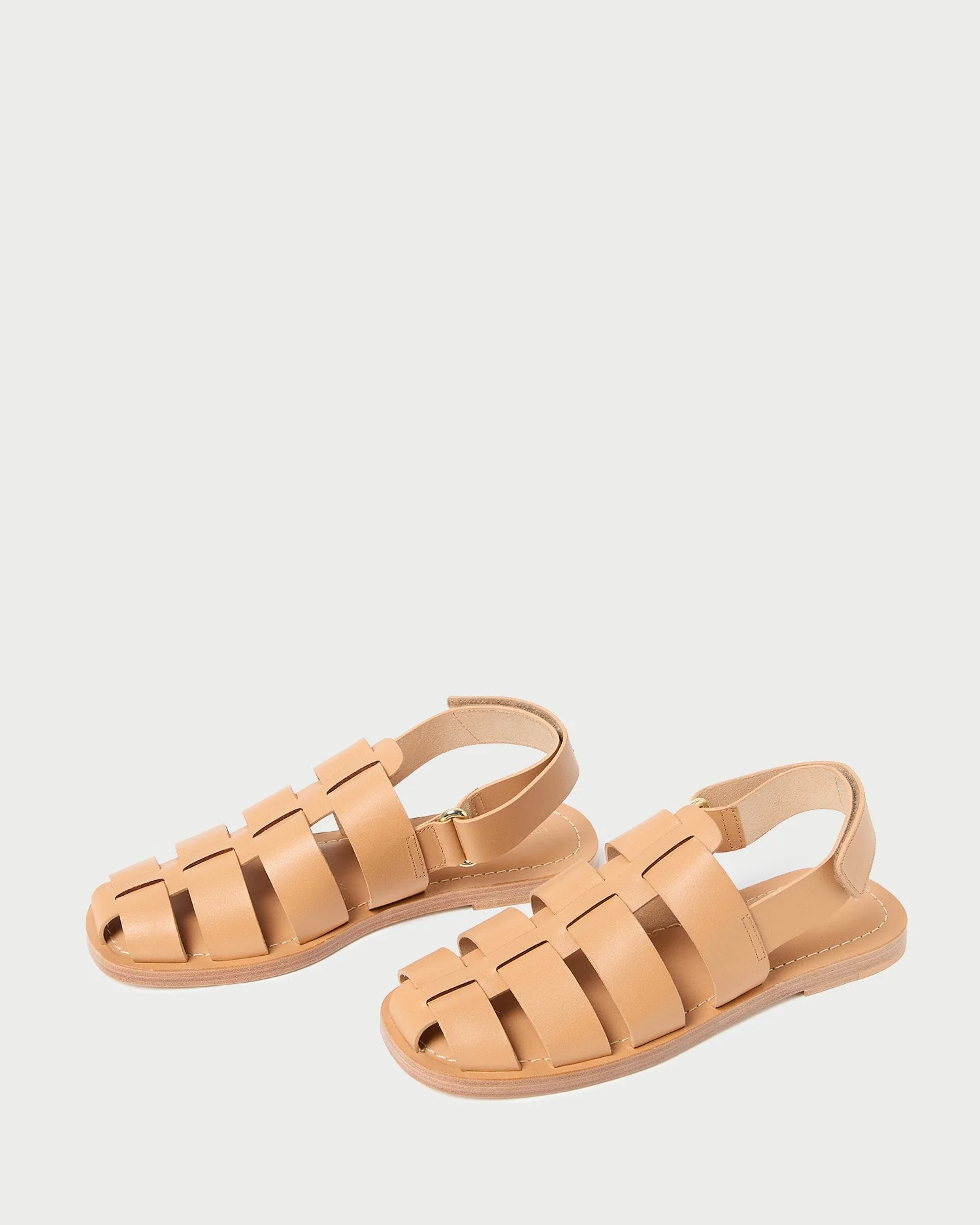 Sawyer Leather Flat Sandal | Honey - Image 5