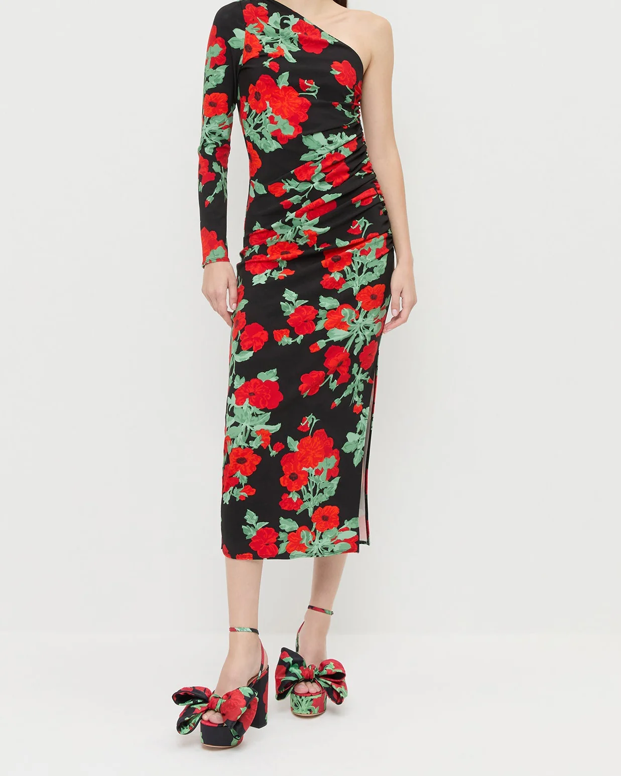 Selena Dress | Black Floral - Image 2