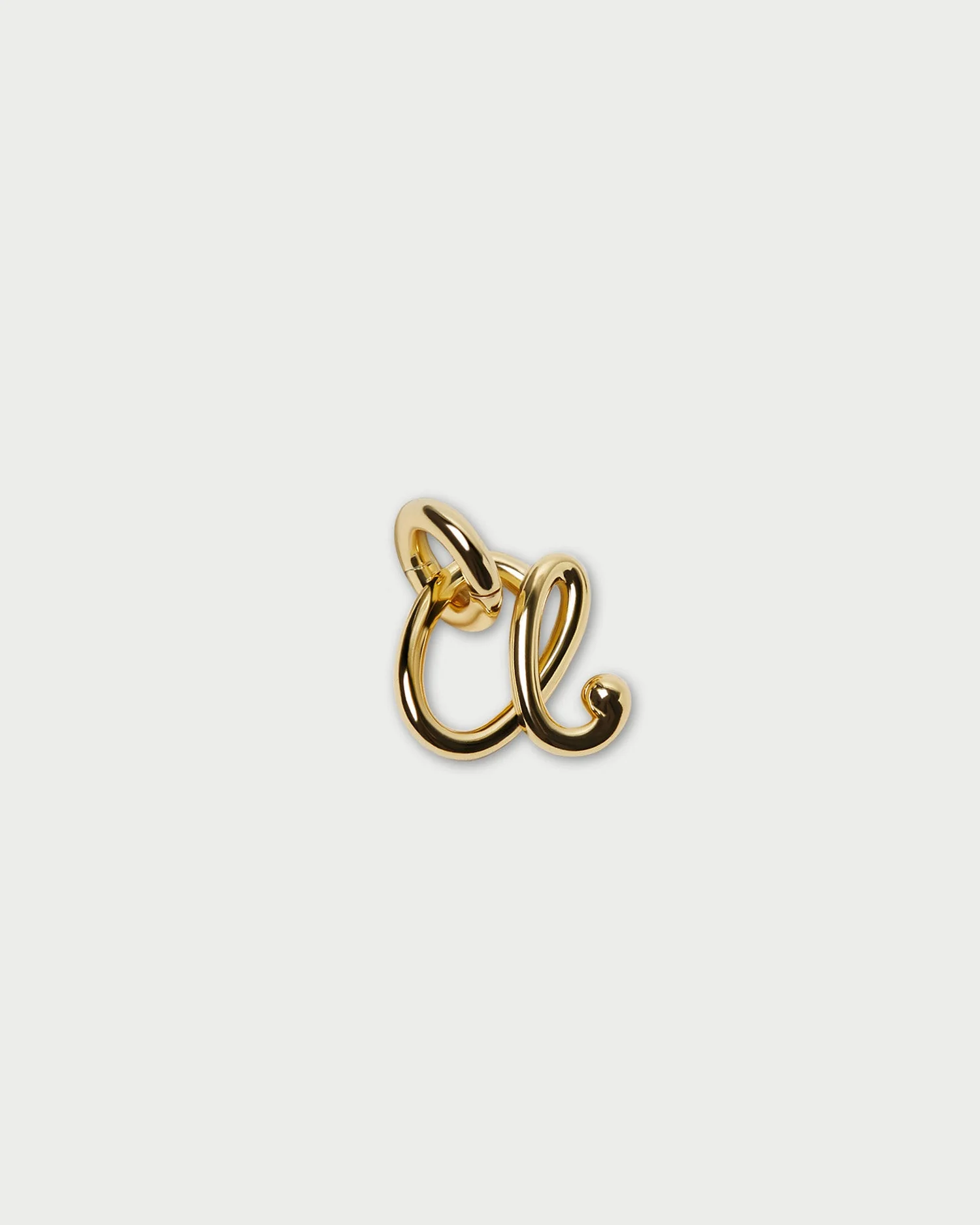 Small Letter "A" Charm | Gold