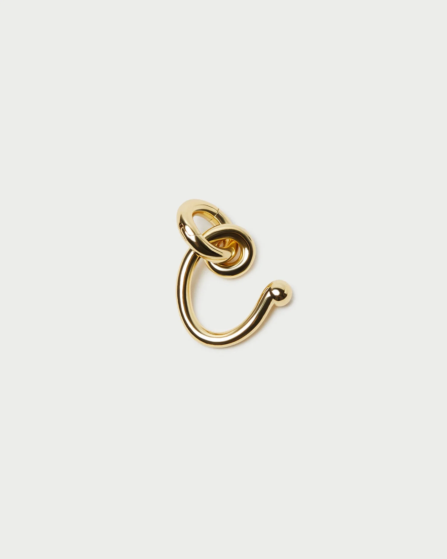 Small Letter "C" Charm | Gold