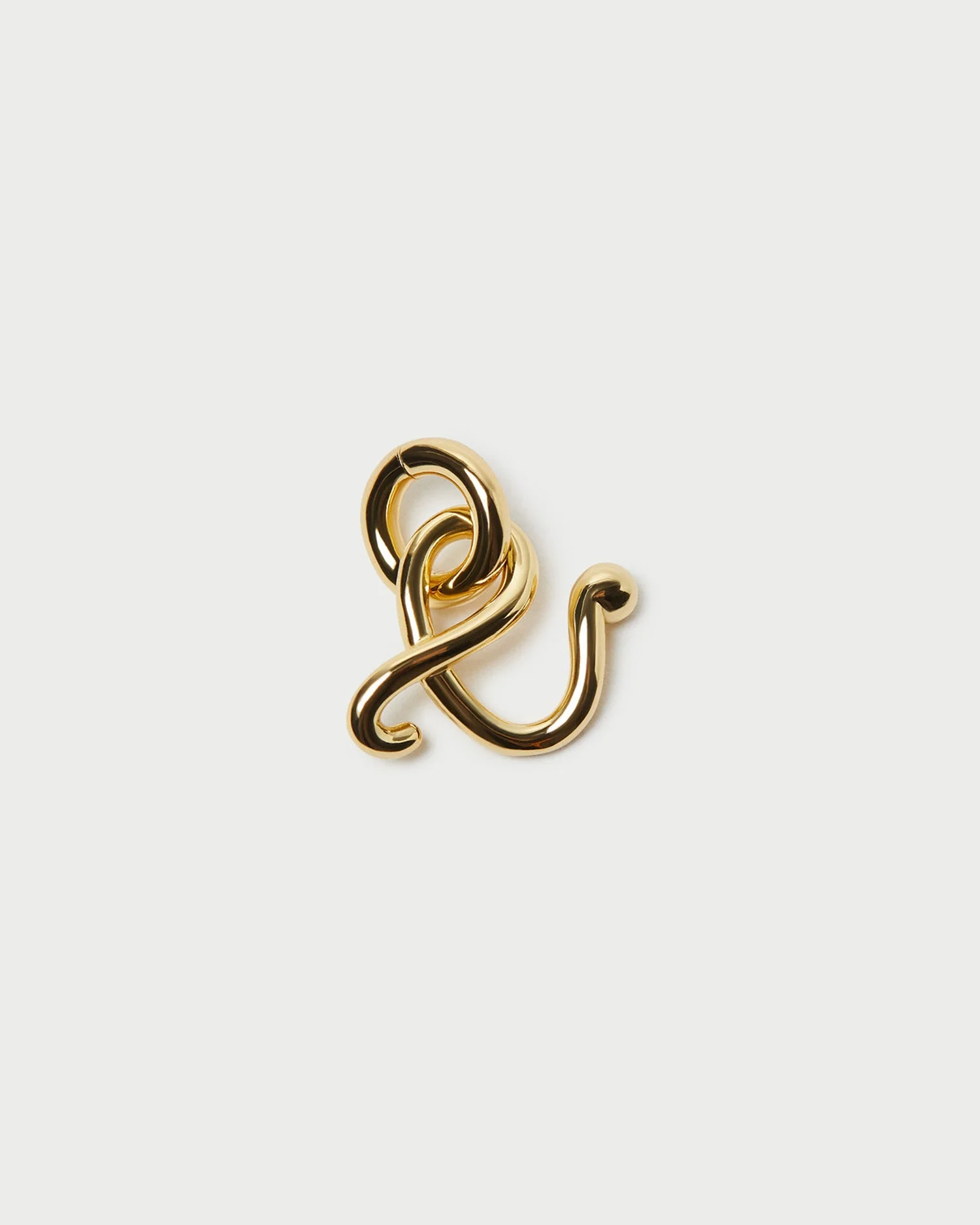 Small Letter "E" Charm | Gold