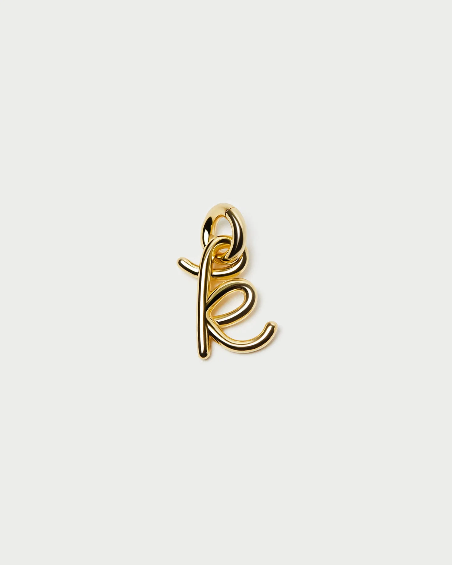 Small Letter "K" Charm | Gold
