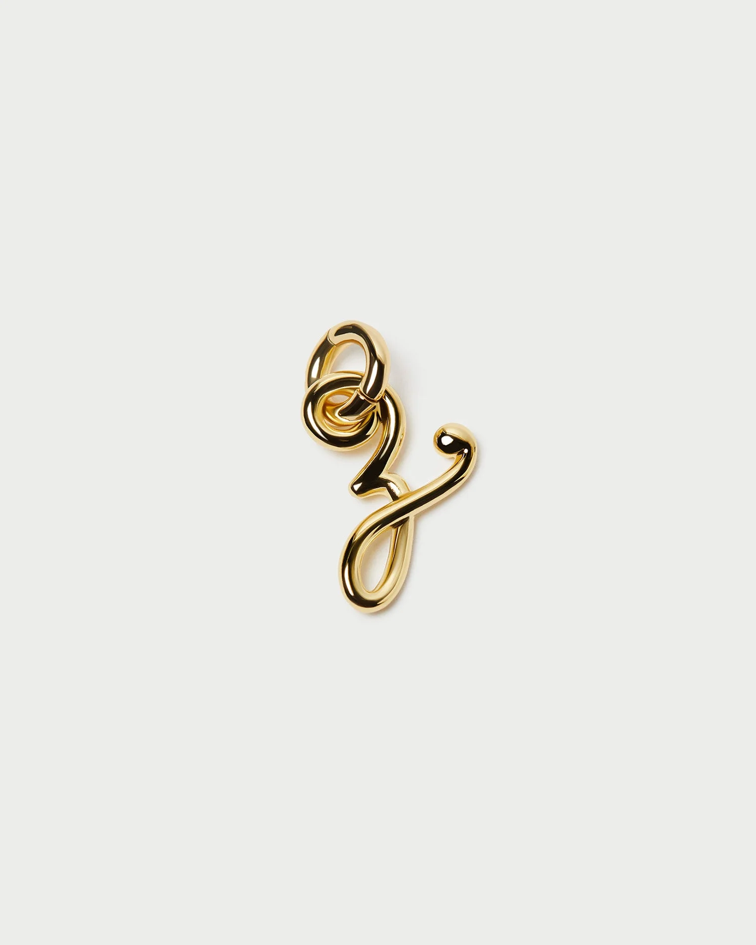 Small Letter "Z" Charm | Gold