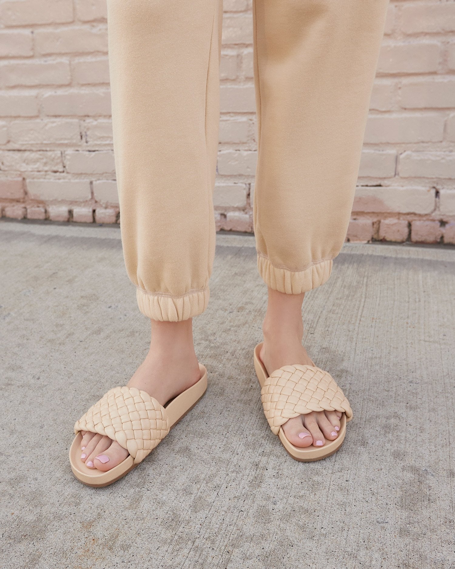 Sonnie Woven Sandal | Almond - Image 5