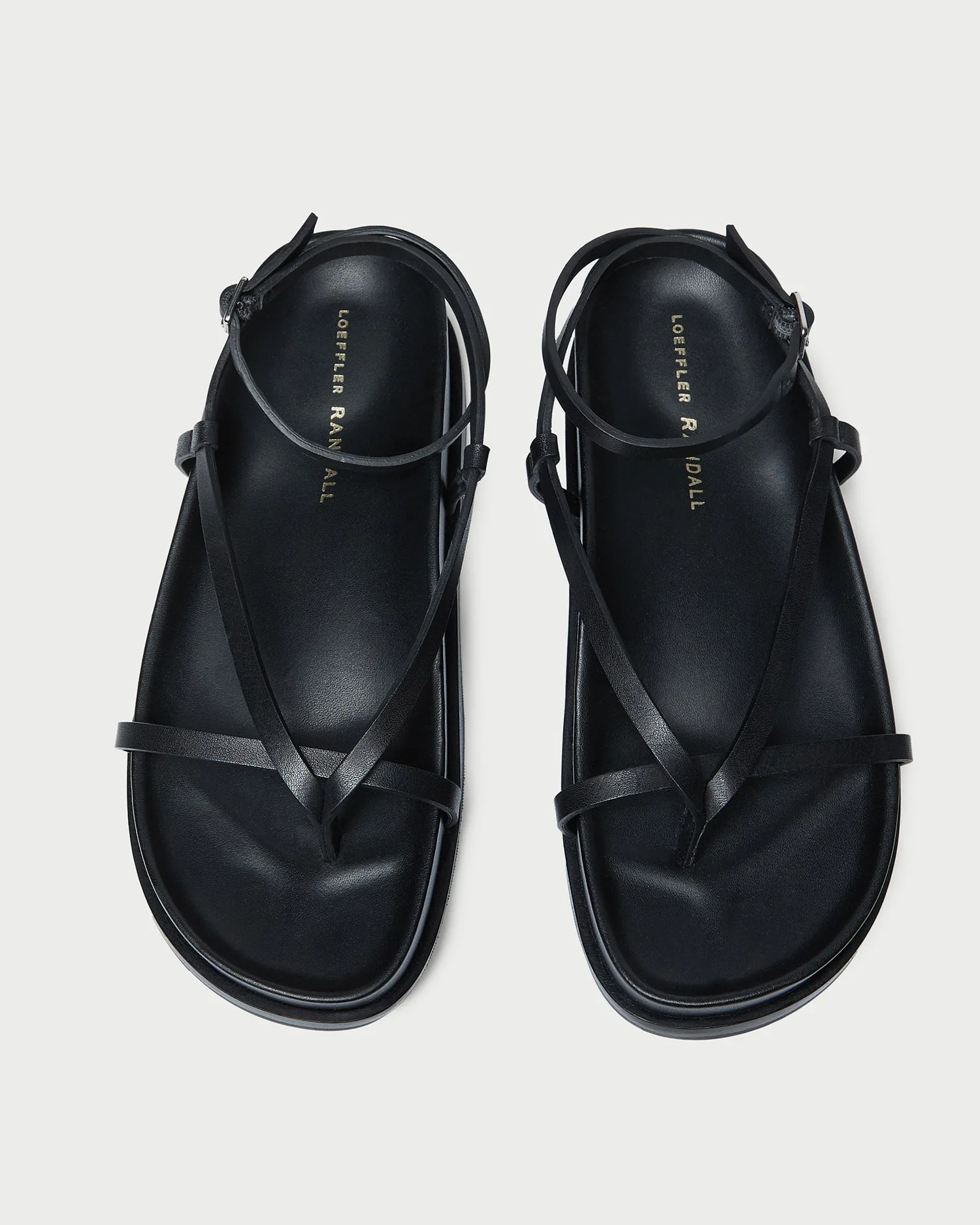 Sonny Leather Wrap Sandal | Black