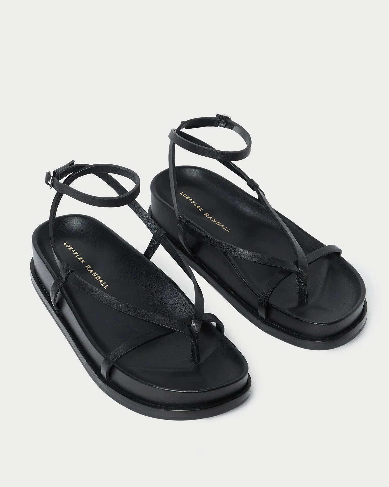 Sonny Leather Wrap Sandal | Black - Image 4