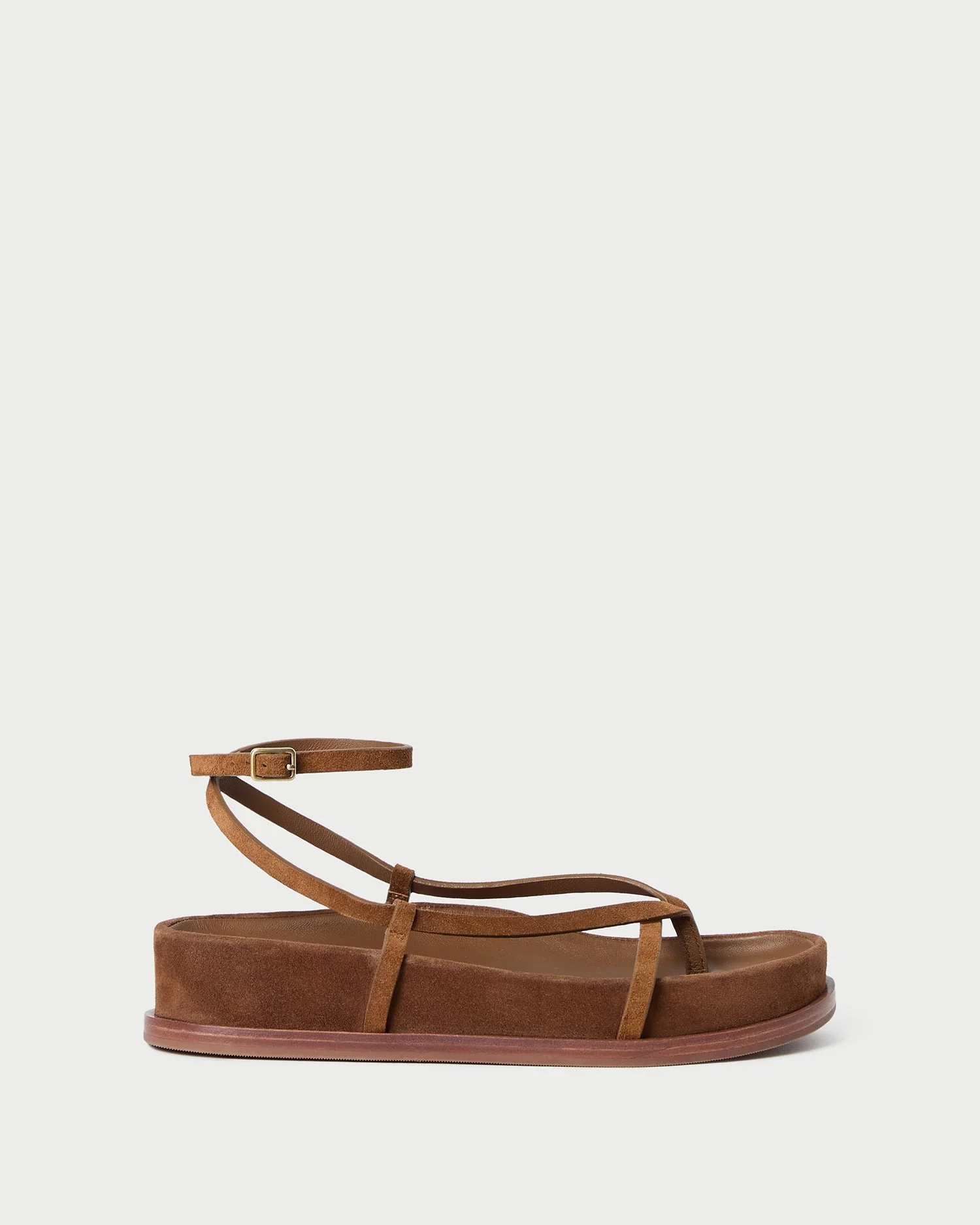 Sonny Suede Wrap Sandal | Cacao - Image 3