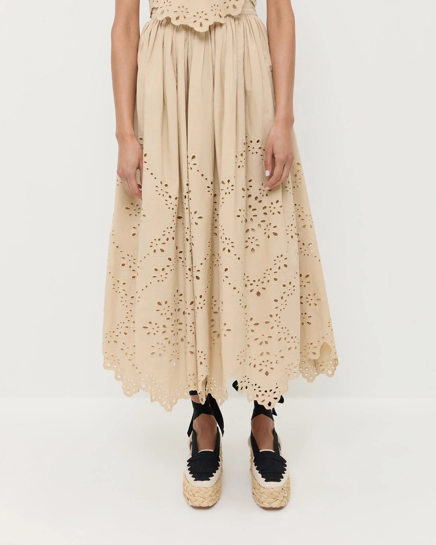 Star Skirt | Tan