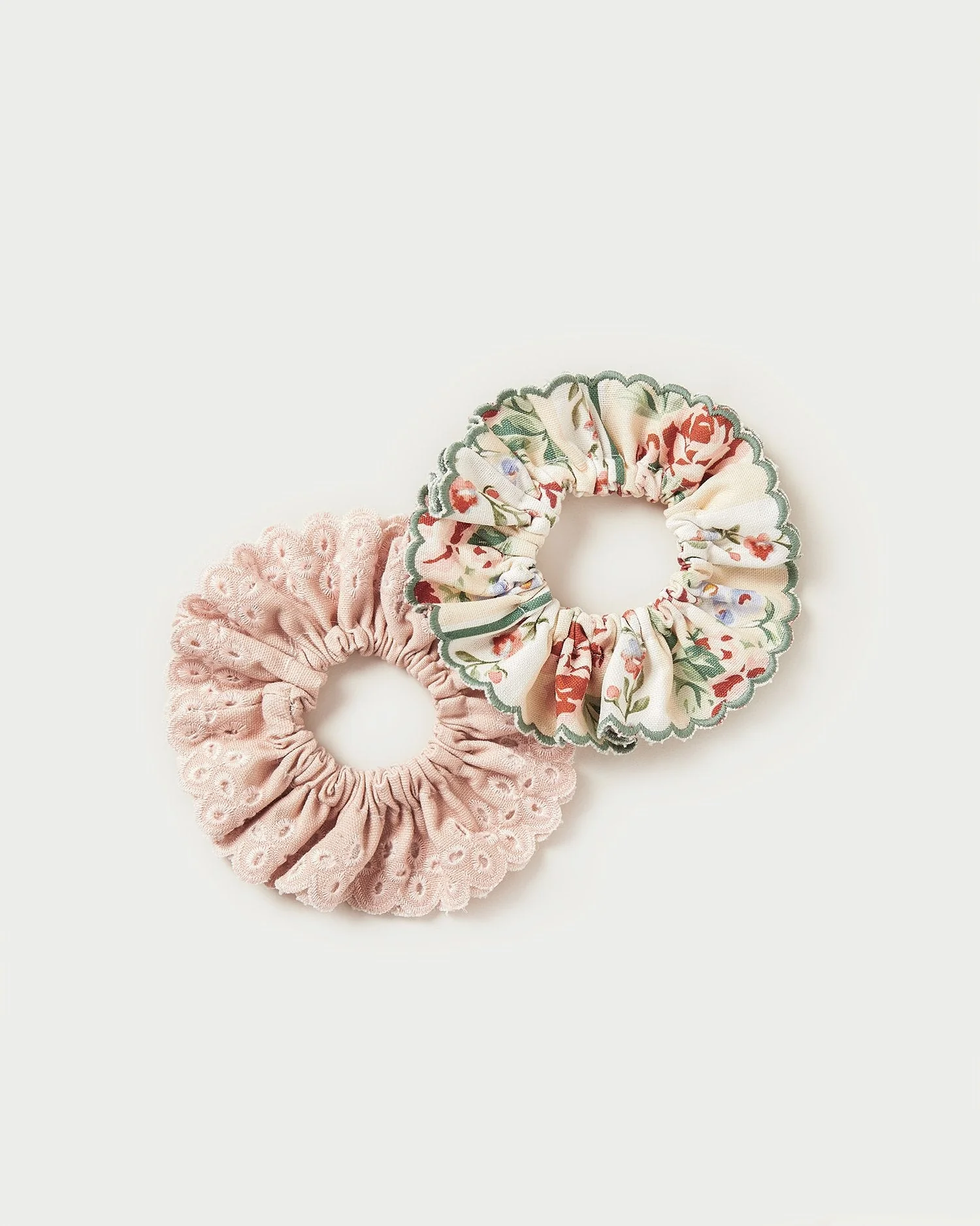 Stephanie Scrunchie Set | Pink/Floral