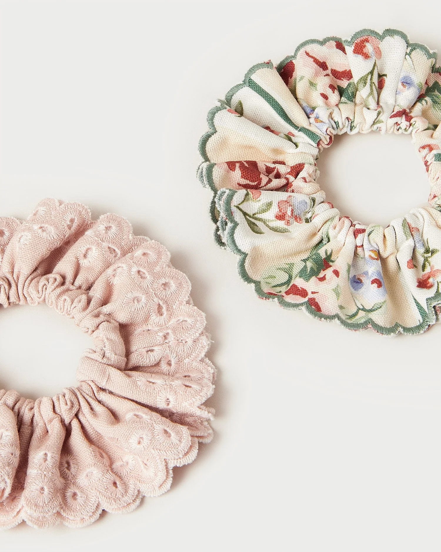 Stephanie Scrunchie Set | Pink/Floral - Image 2