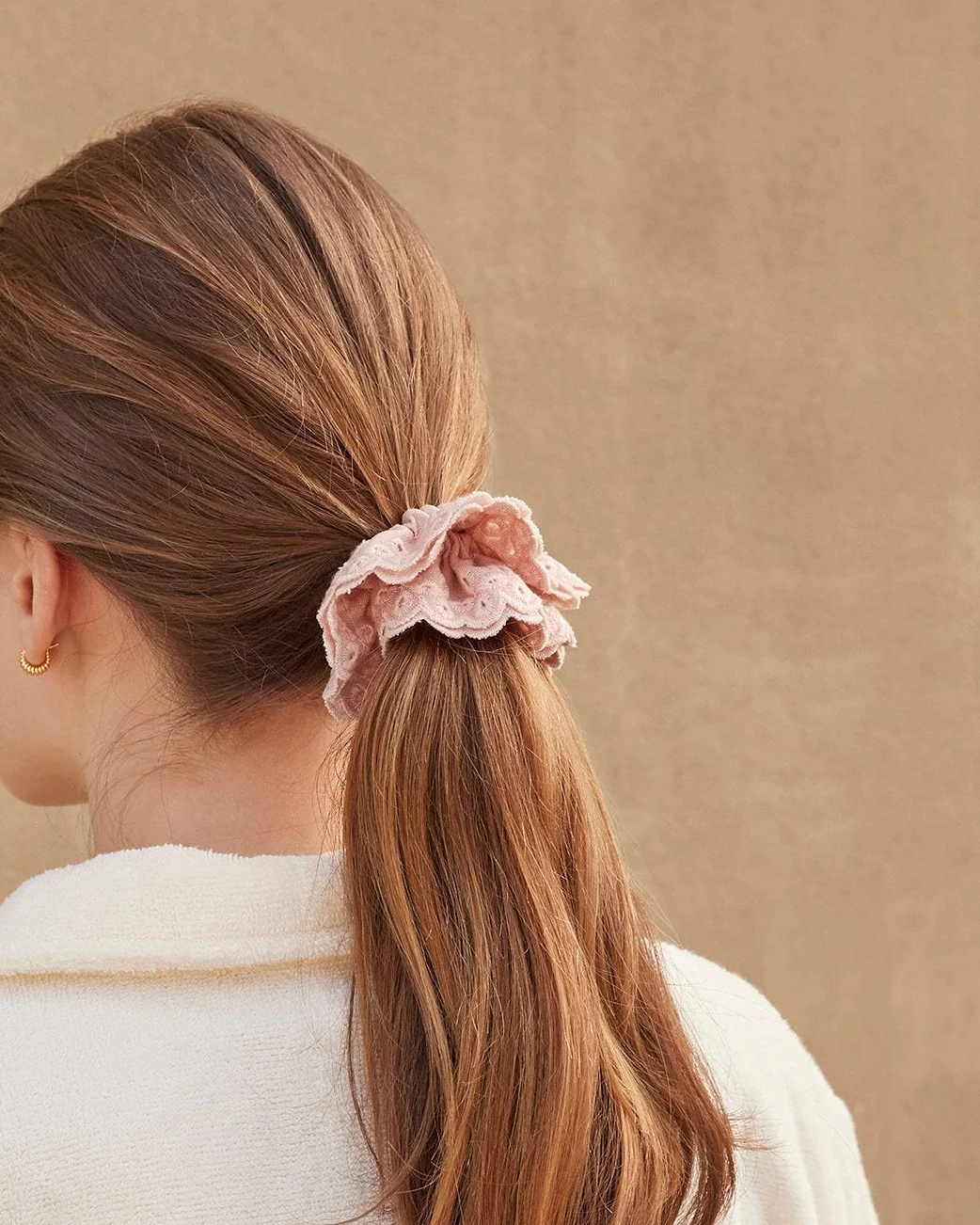 Stephanie Scrunchie Set | Pink/Floral - Image 3