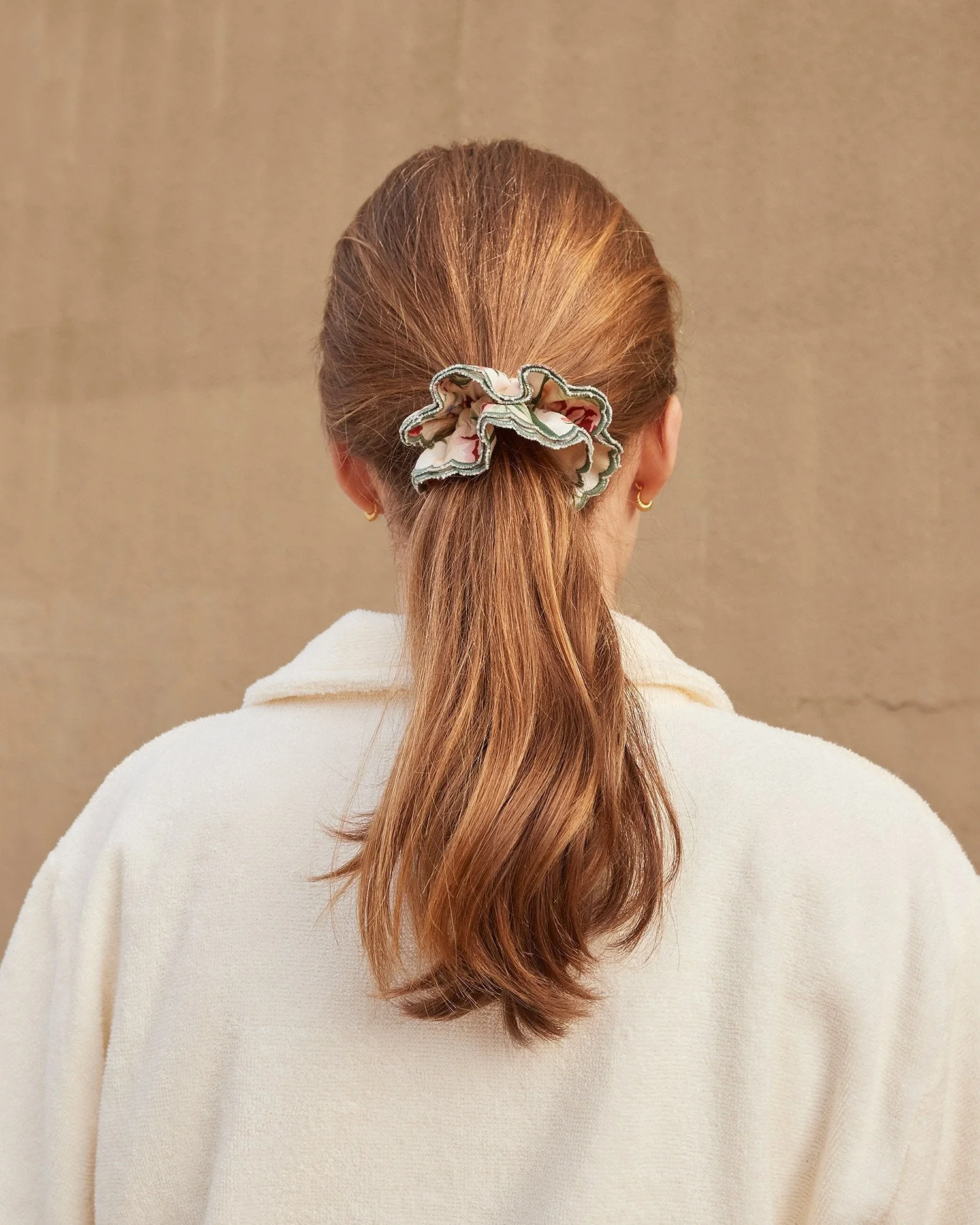Stephanie Scrunchie Set | Pink/Floral - Image 4