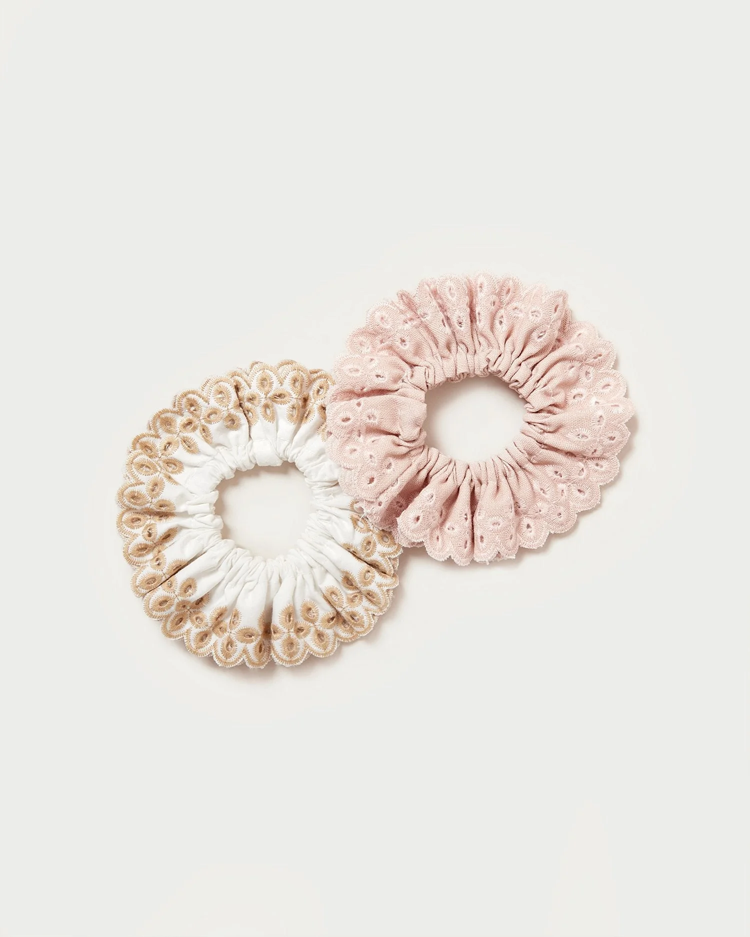 Stephanie Scrunchie Set | Sand/Blush
