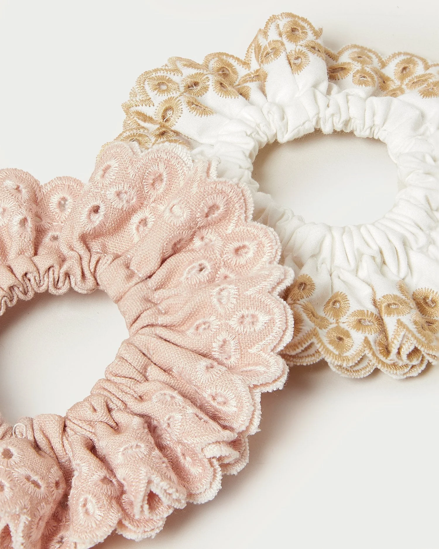 Stephanie Scrunchie Set | Sand/Blush - Image 2