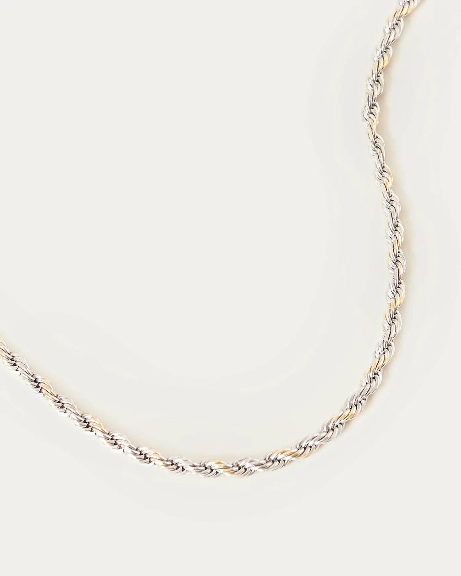 Sylvie Twisted Chain Necklace | Silver - Image 4