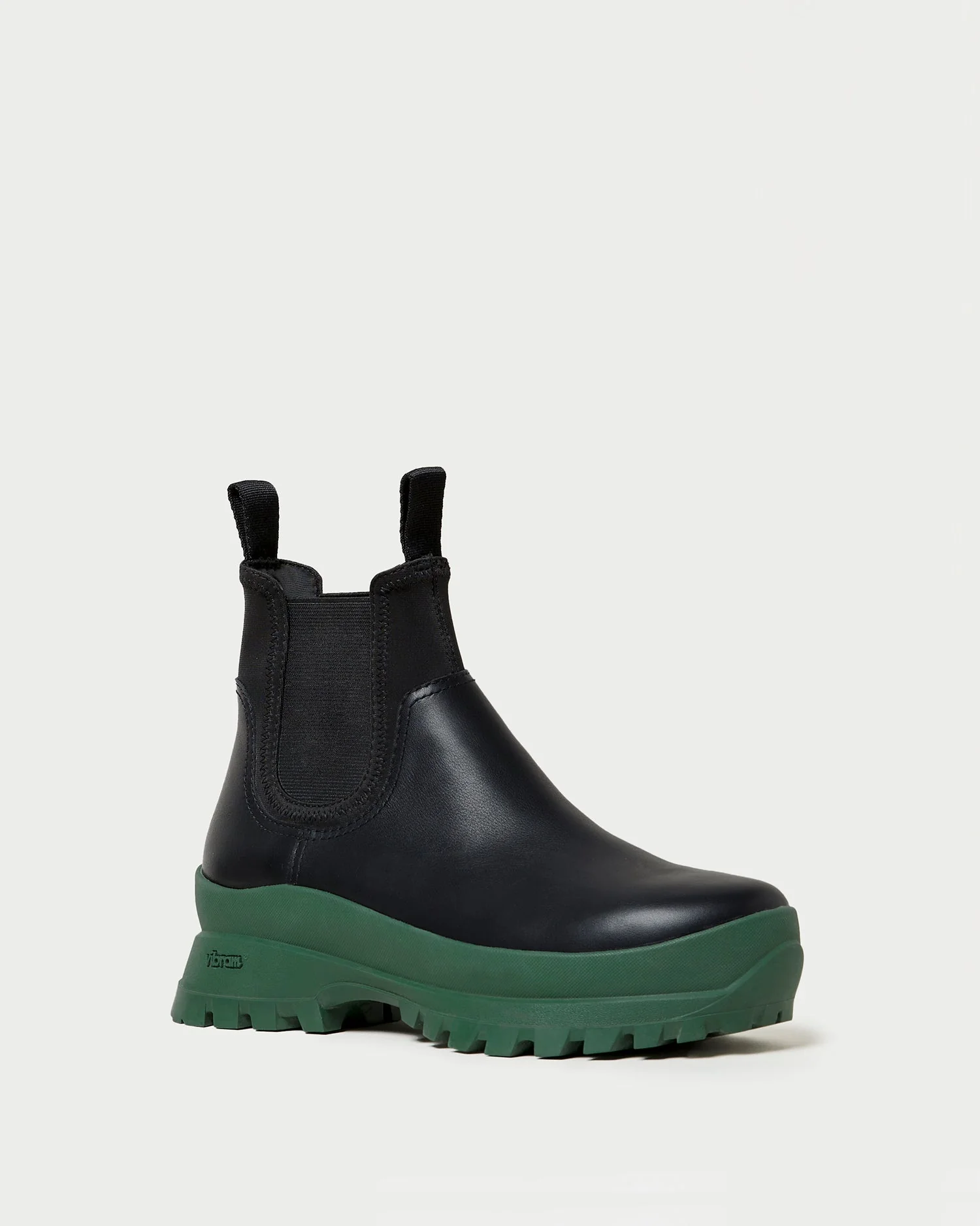 Tara Weather Boot | Black/Green