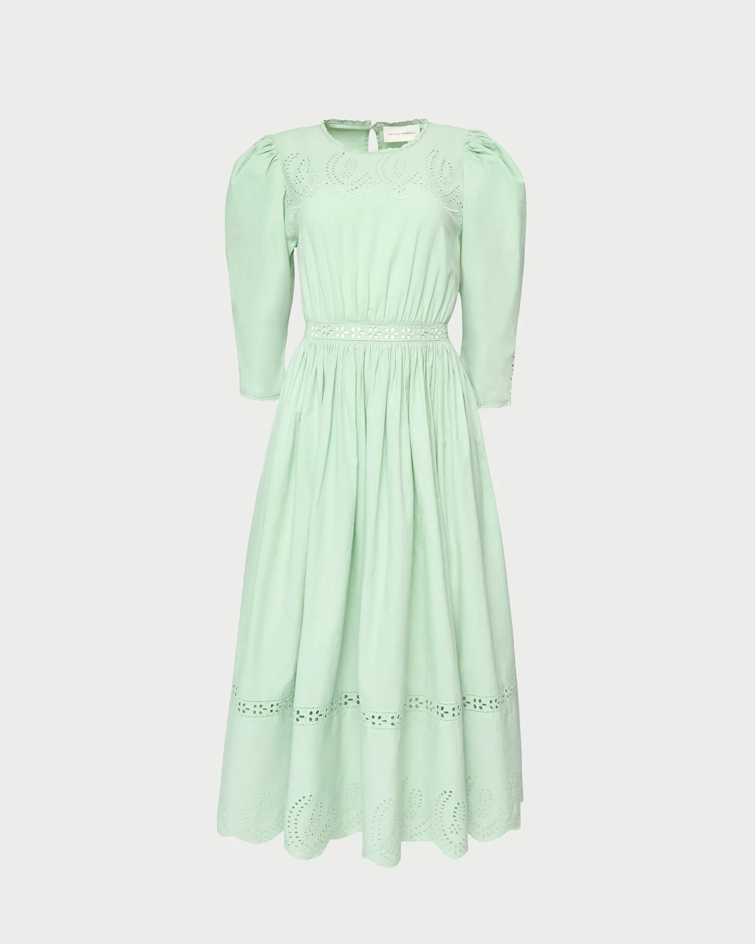 Thelma Eyelet Dress | Mint