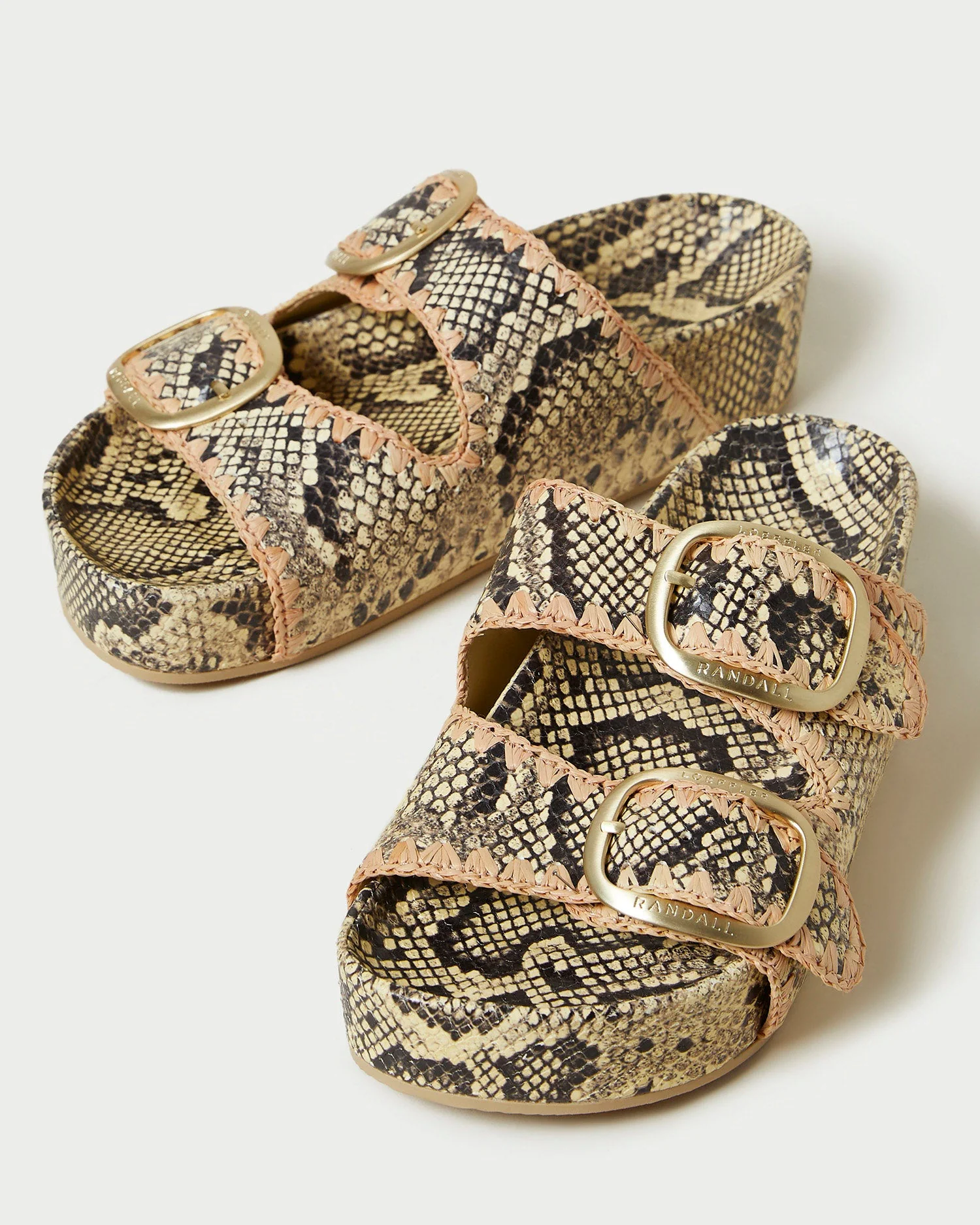 Theo Footbed Sandal | Bone/Pink - Image 3