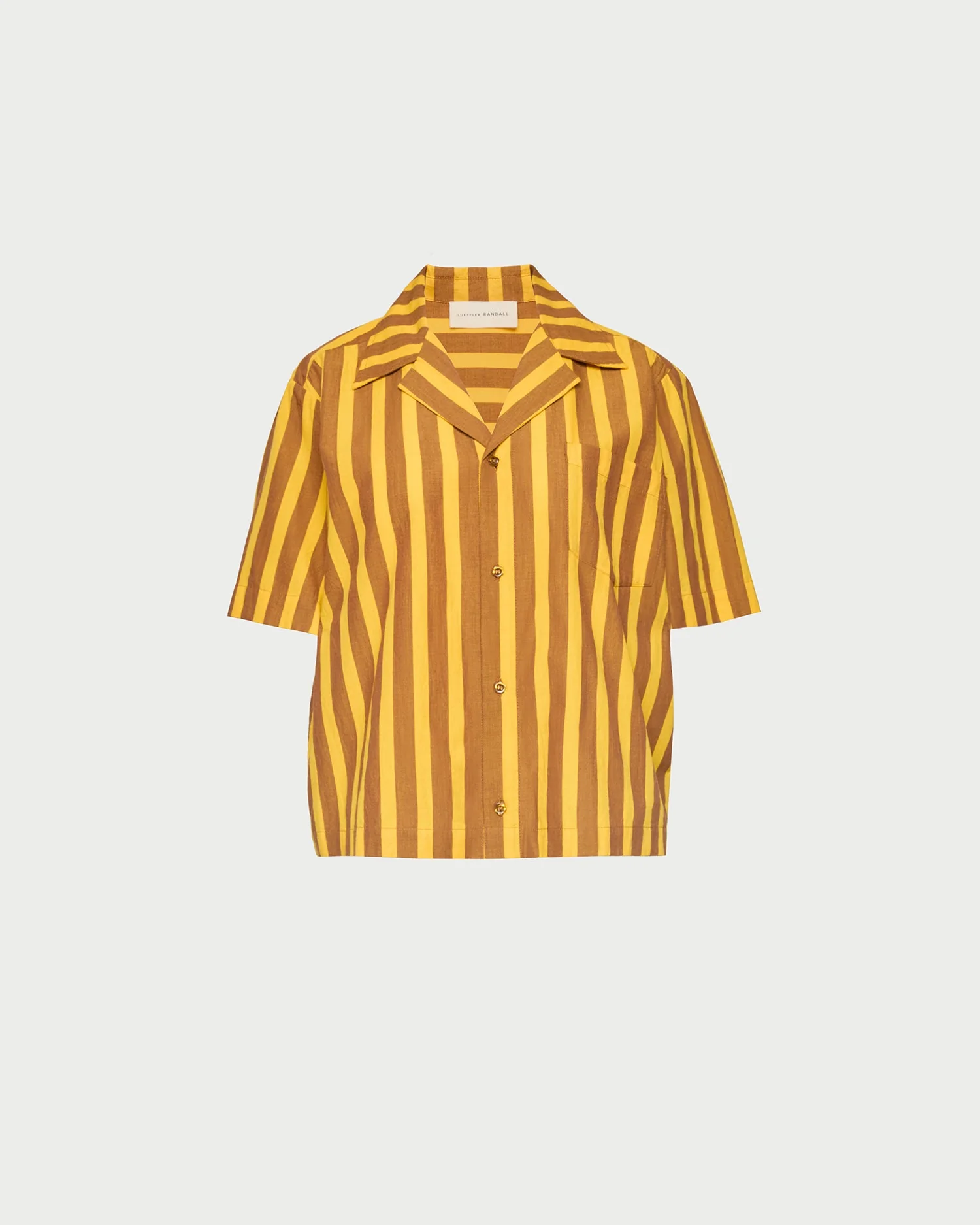 Tina Shirt | Brown/Butter - Image 2