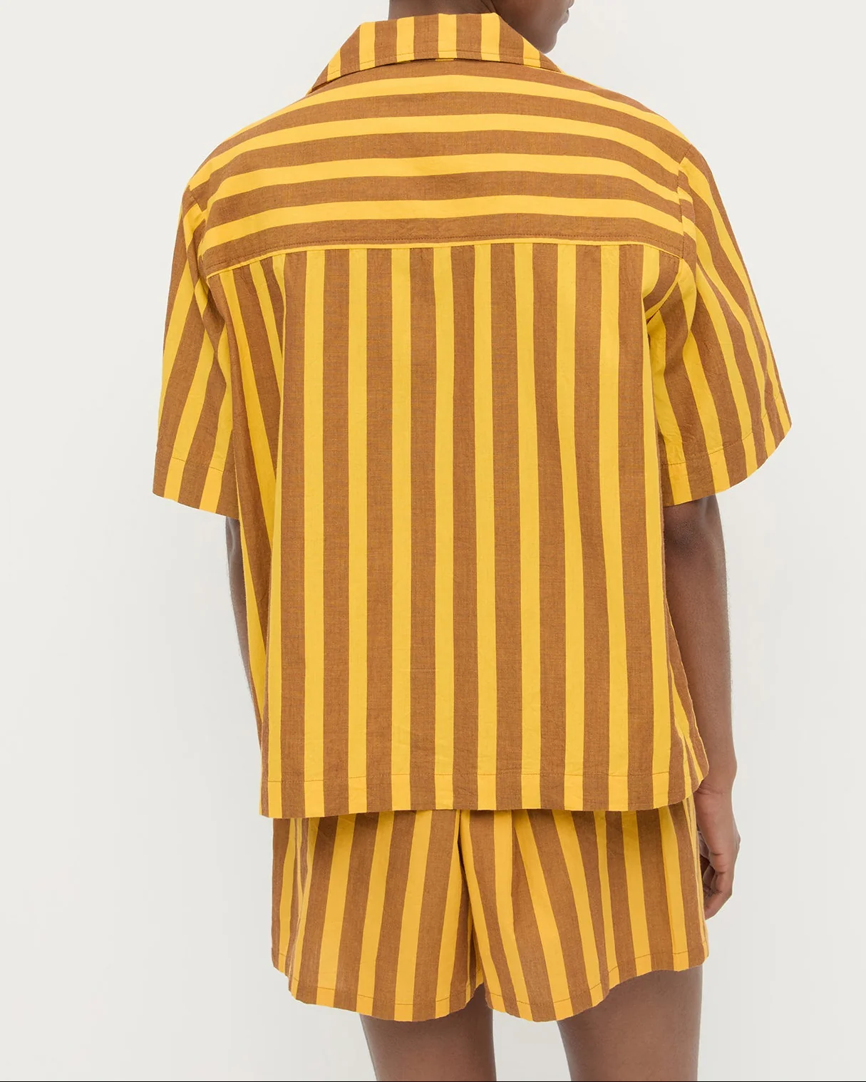 Tina Shirt | Brown/Butter - Image 3