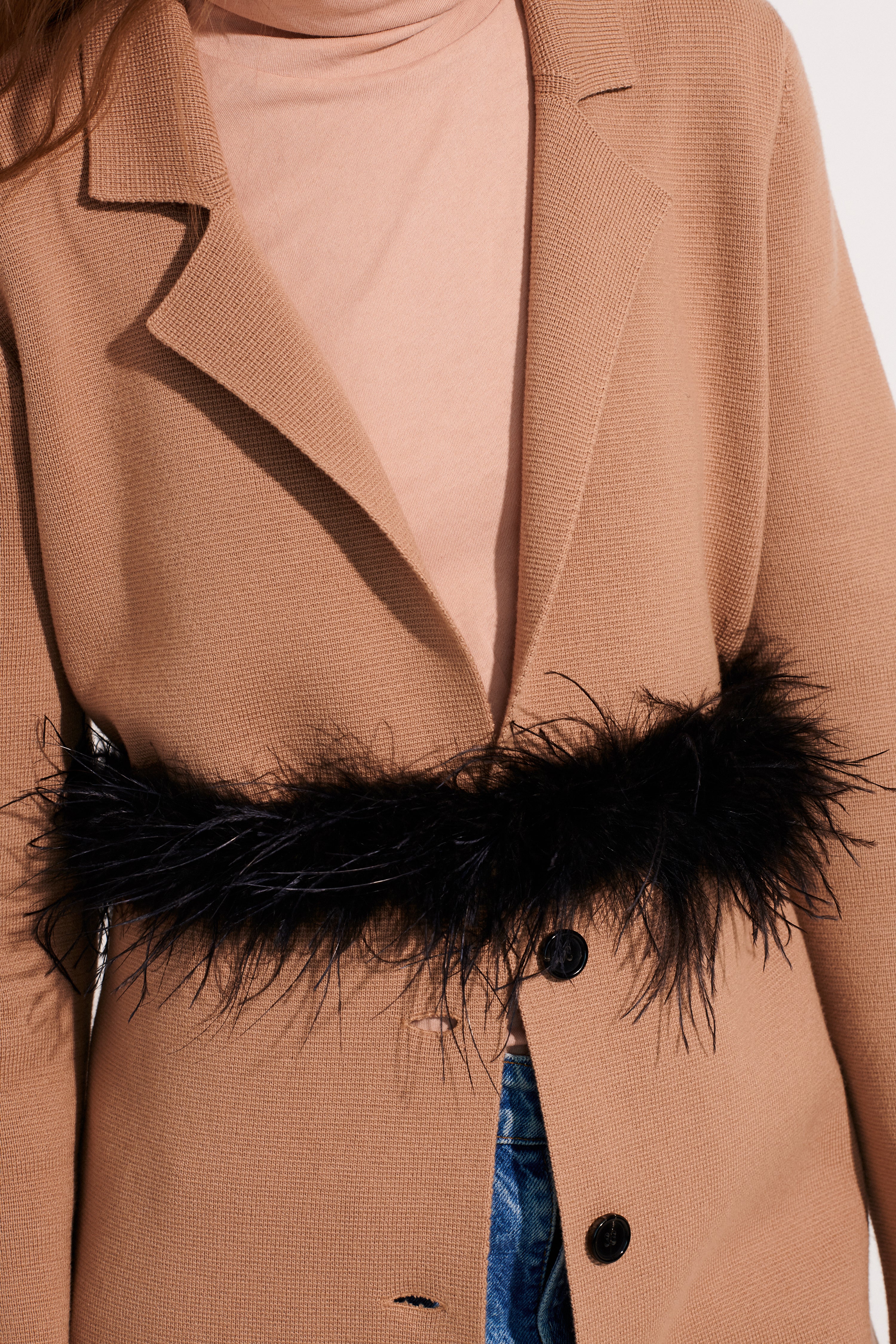 Valentine Feather Belt | Black - Image 3